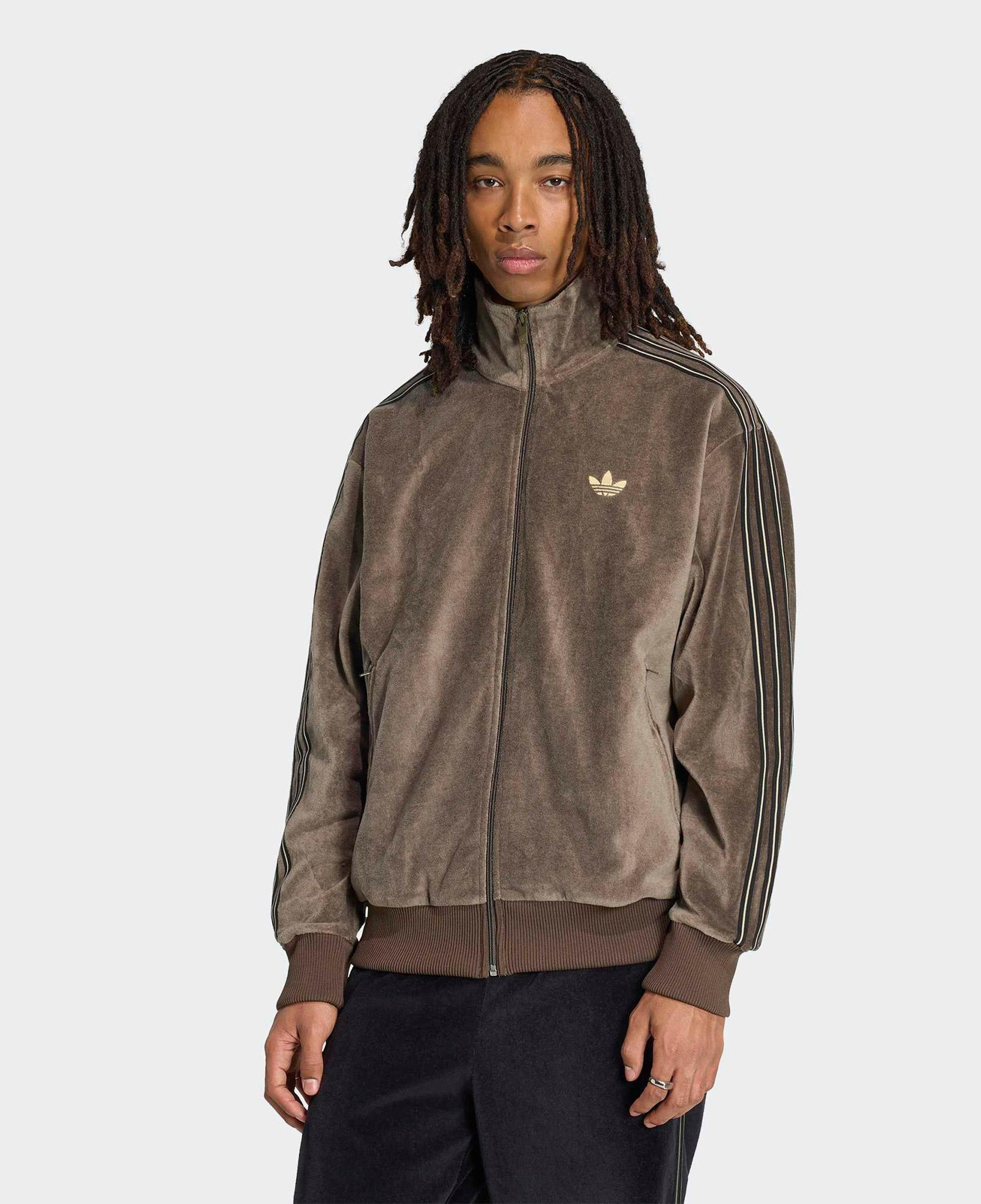 adidas Firebird Erkek Kahverengi Eşofman Üstü