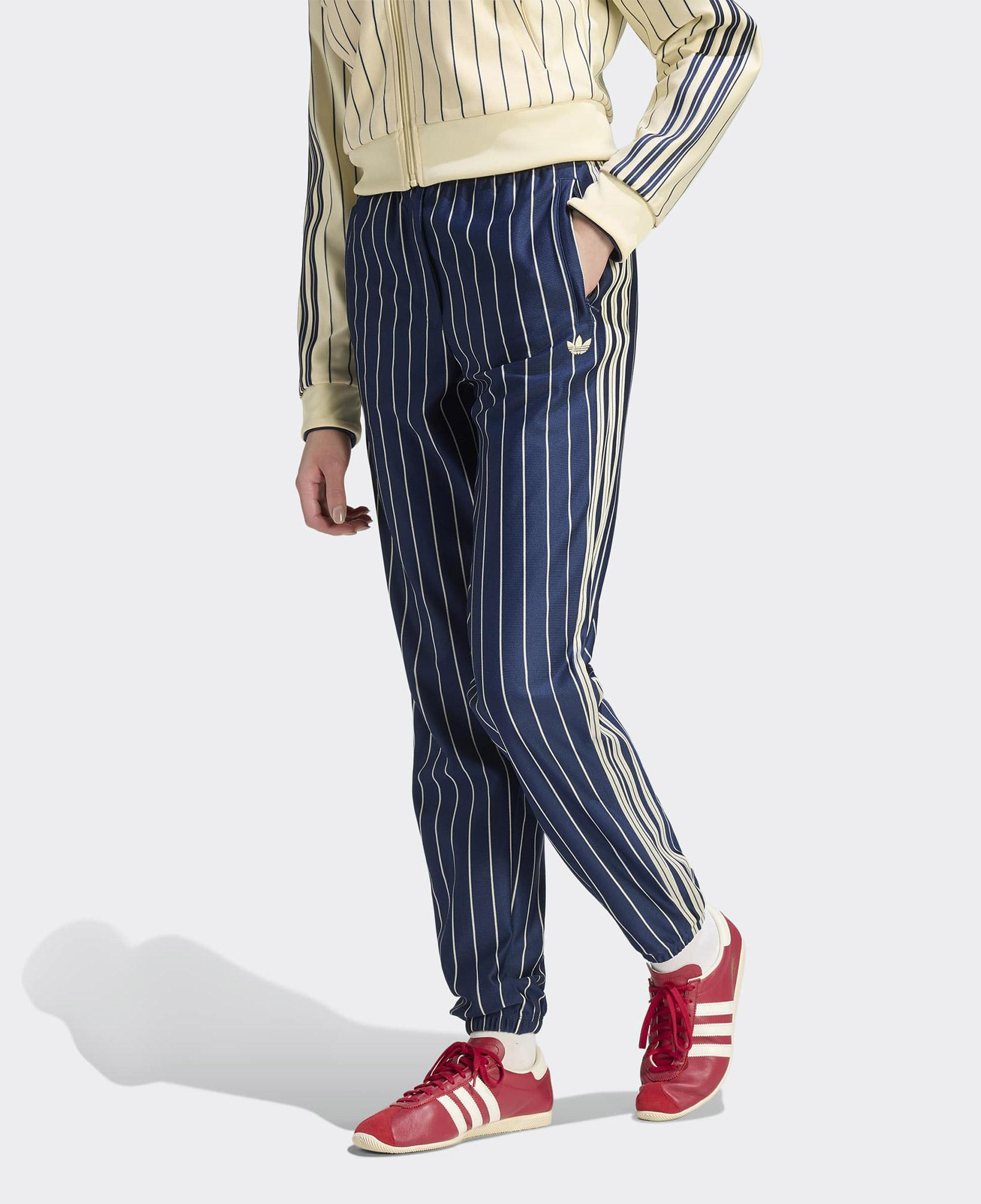 adidas Pinstripe Kadın Mavi Eşofman Altı