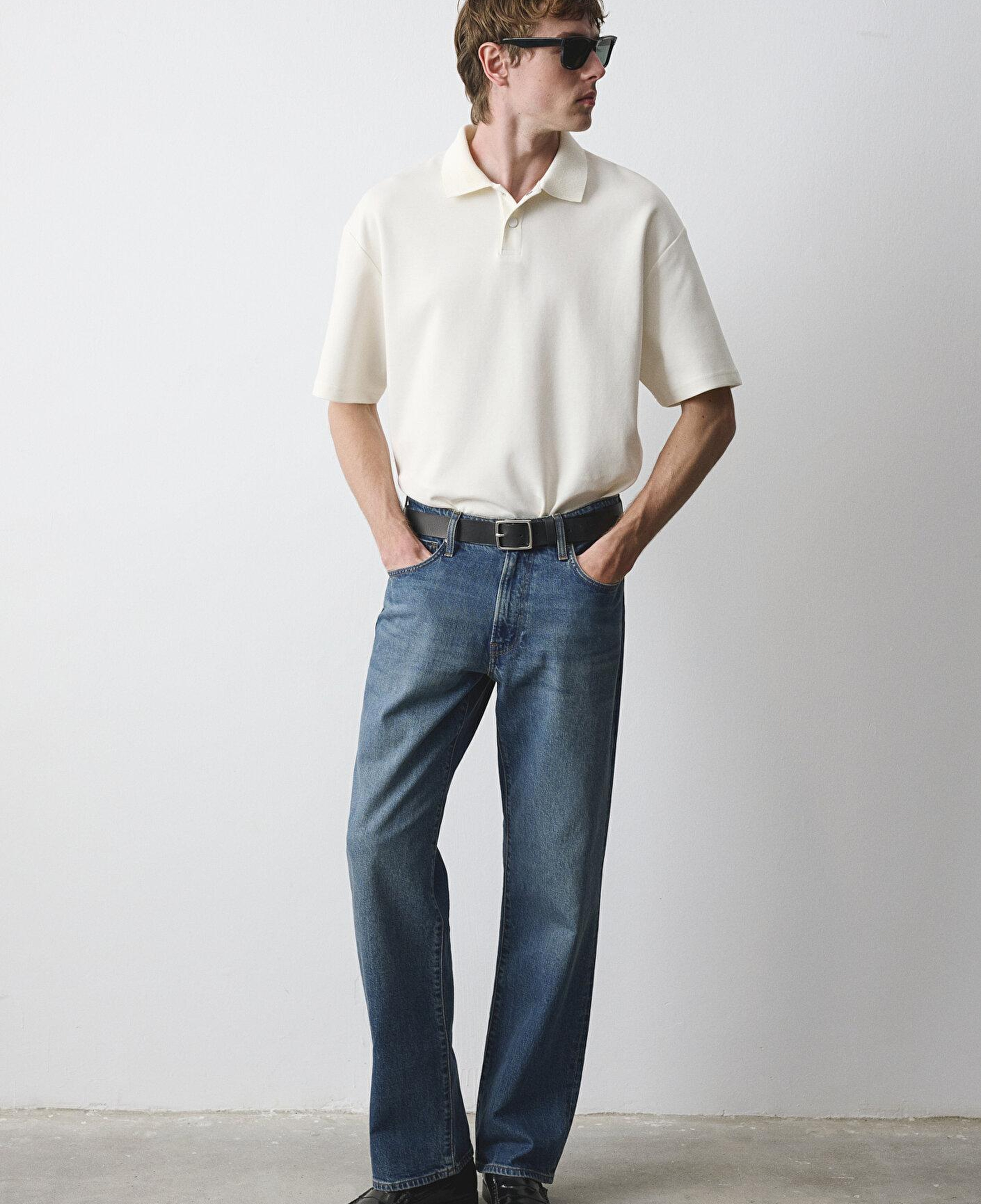 Mavi Marlon Classic Denim Puslu Indigo Mavisi Jean Pantolon 0019166-A2952
