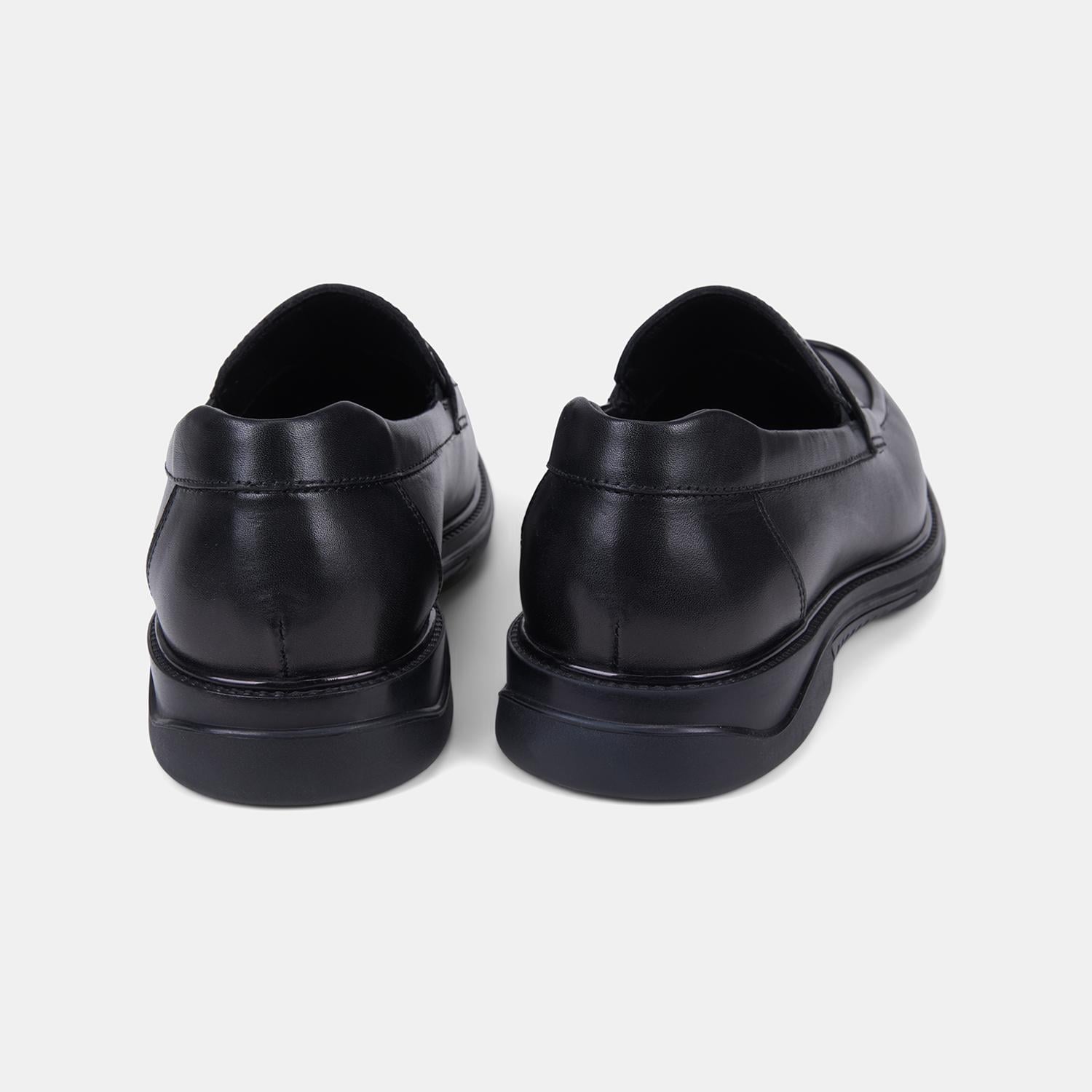 Erkek Siyah DesaComfort Günlük Deri Loafer