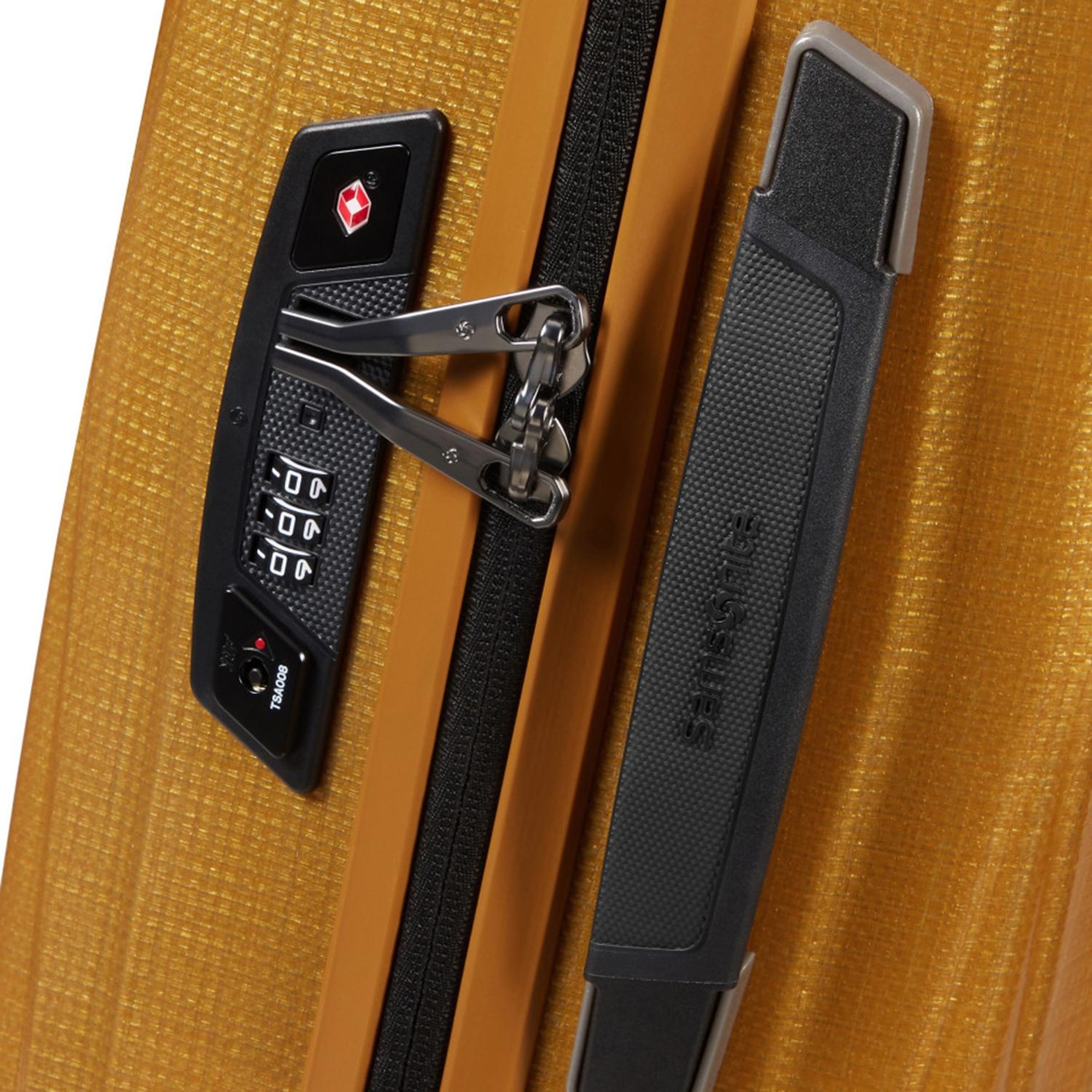 Samsonite Sarı Major Lite - Körüklü Büyük Boy Valiz