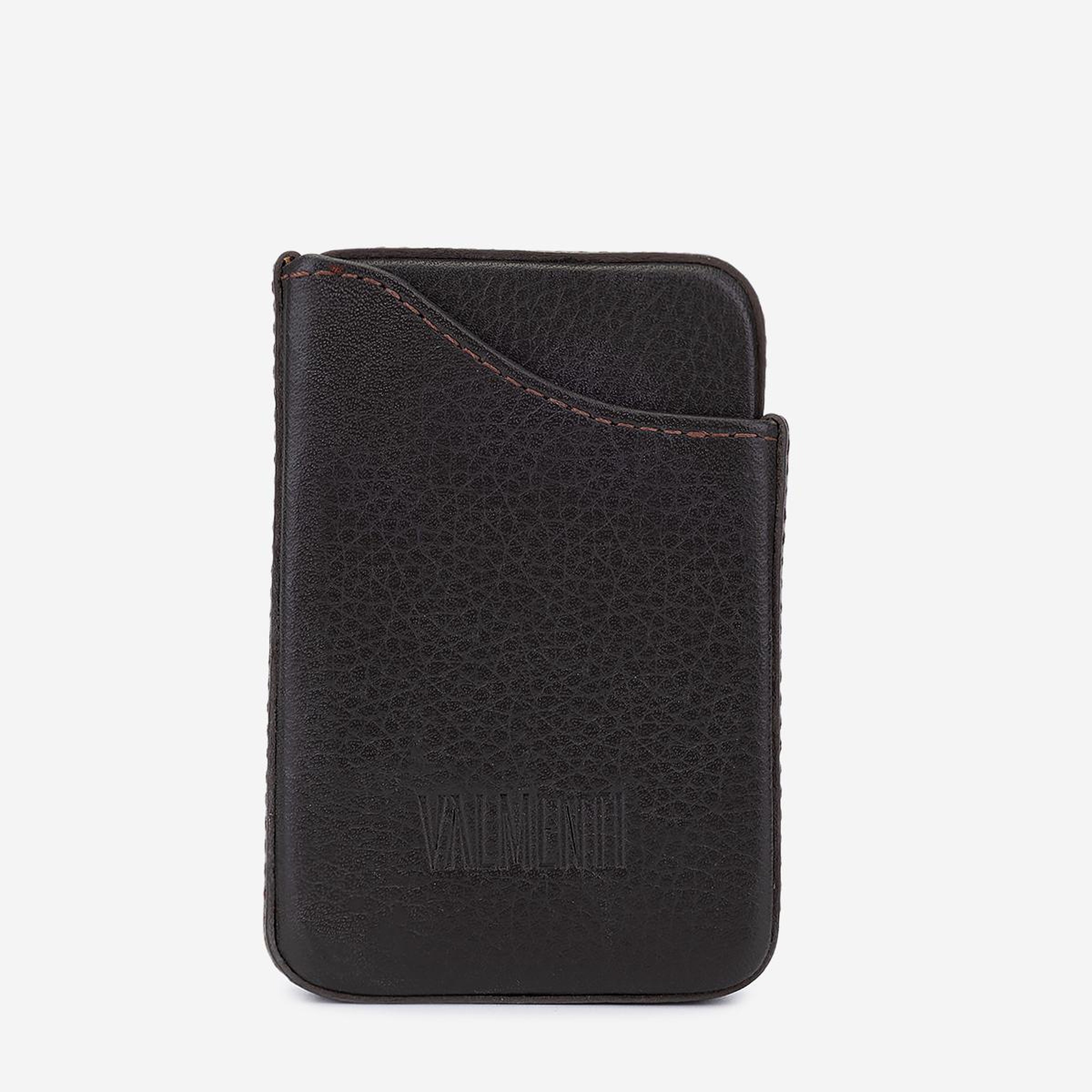 Valmenti Unisex Hakiki Deri Kahverengi Kartlık