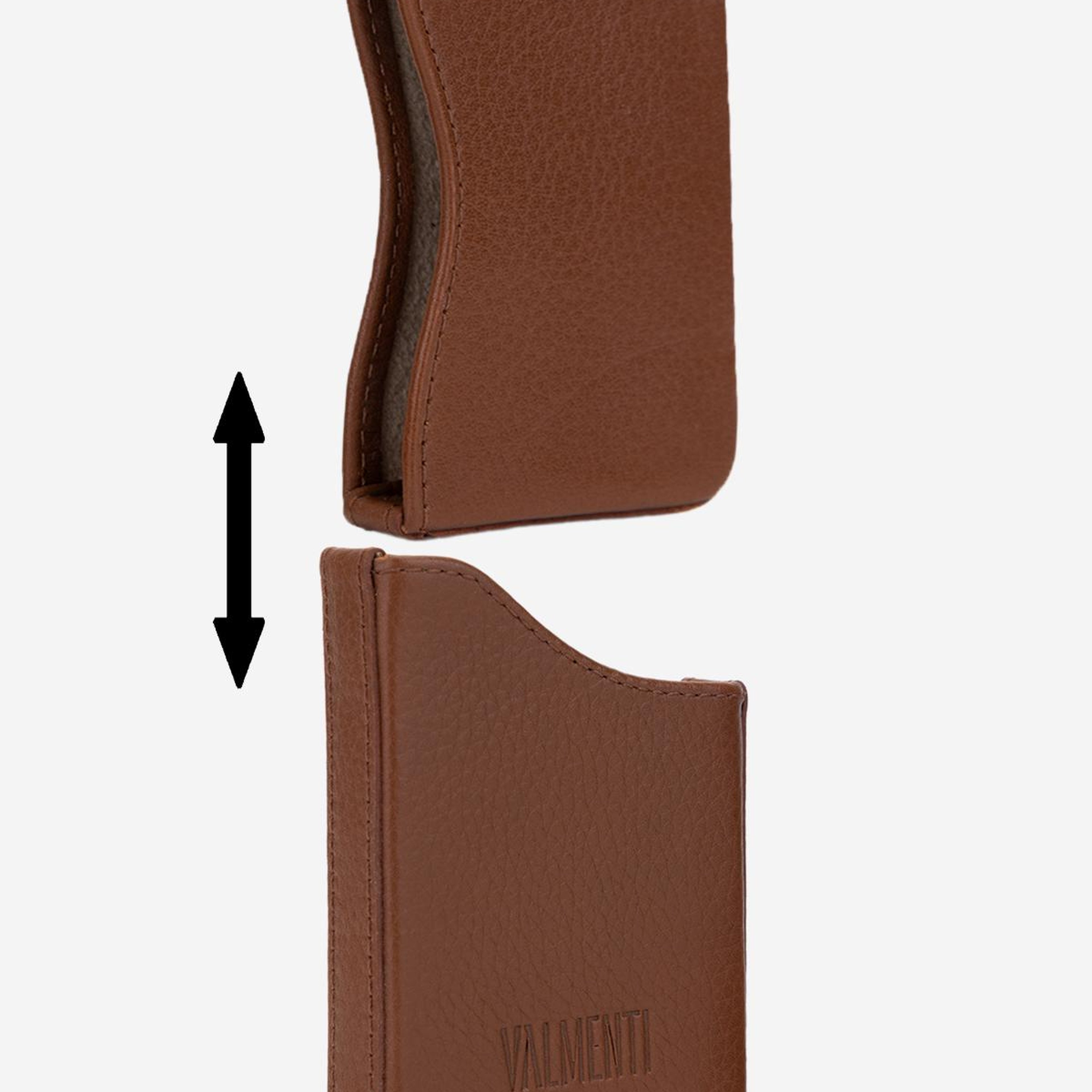 Valmenti Unisex Hakiki Deri Taba Kartlık