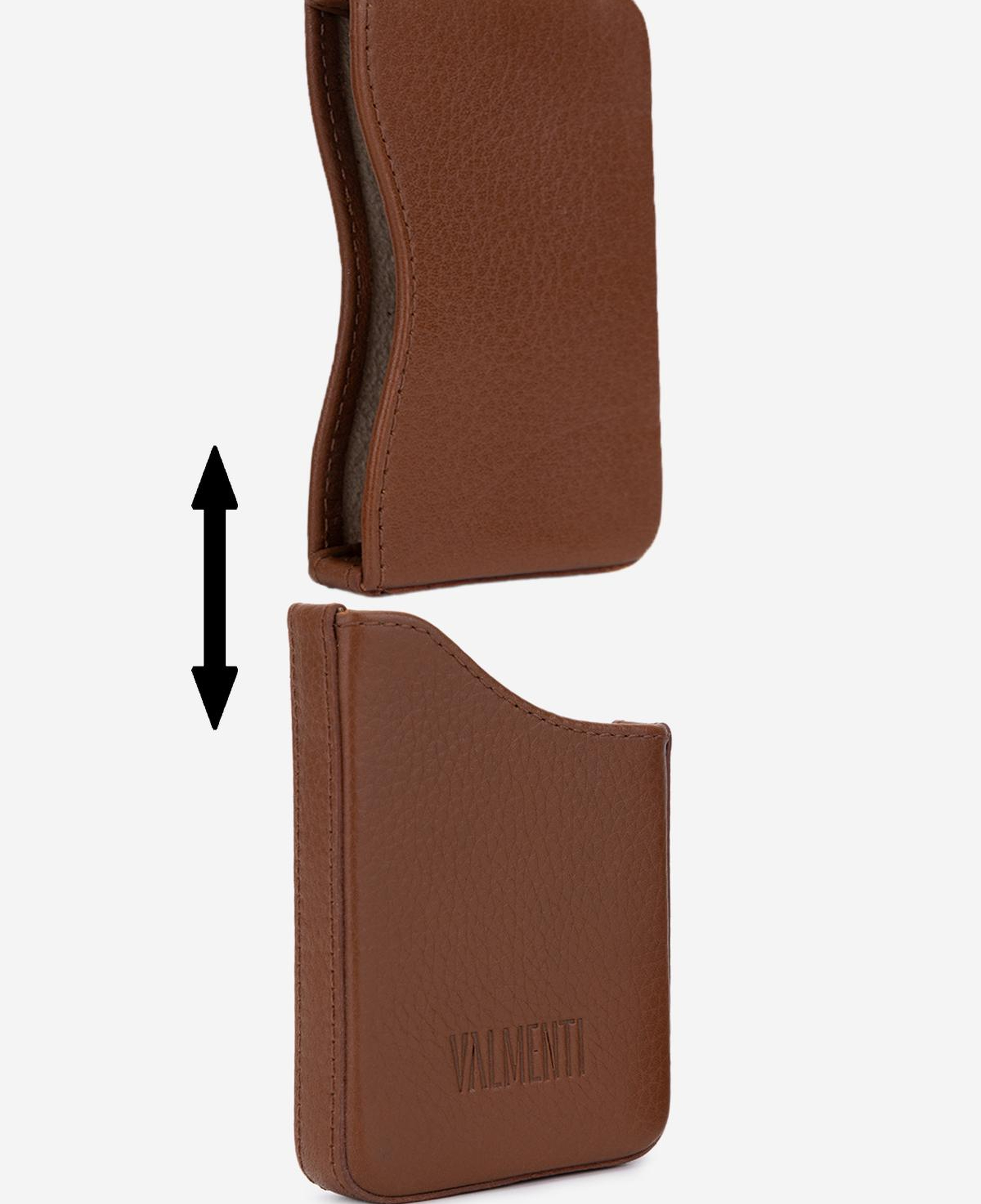 Valmenti Unisex Hakiki Deri Taba Kartlık