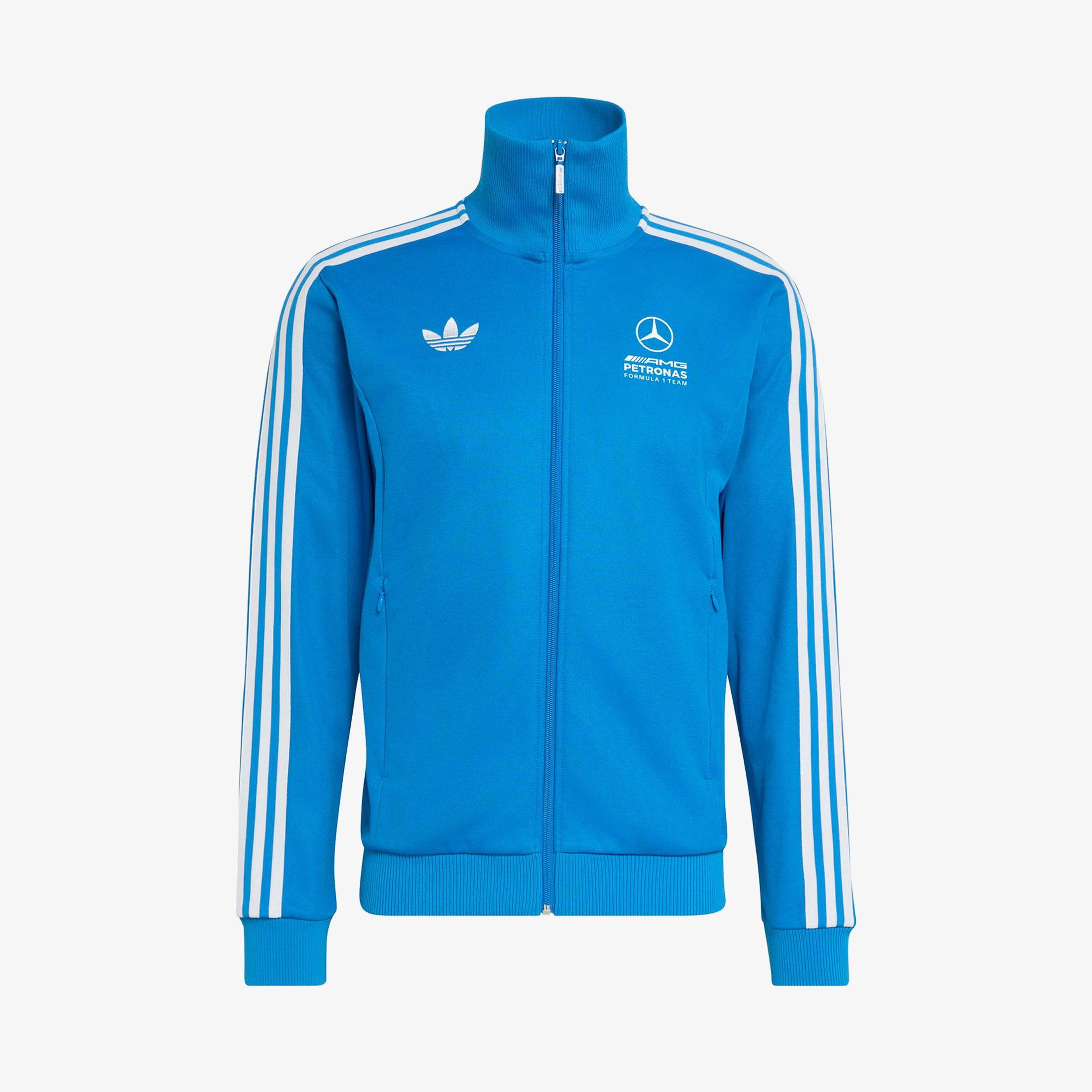 adidas Mercedes - Amg Petronas Formula 1 Team Erkek Mavi Cardigan