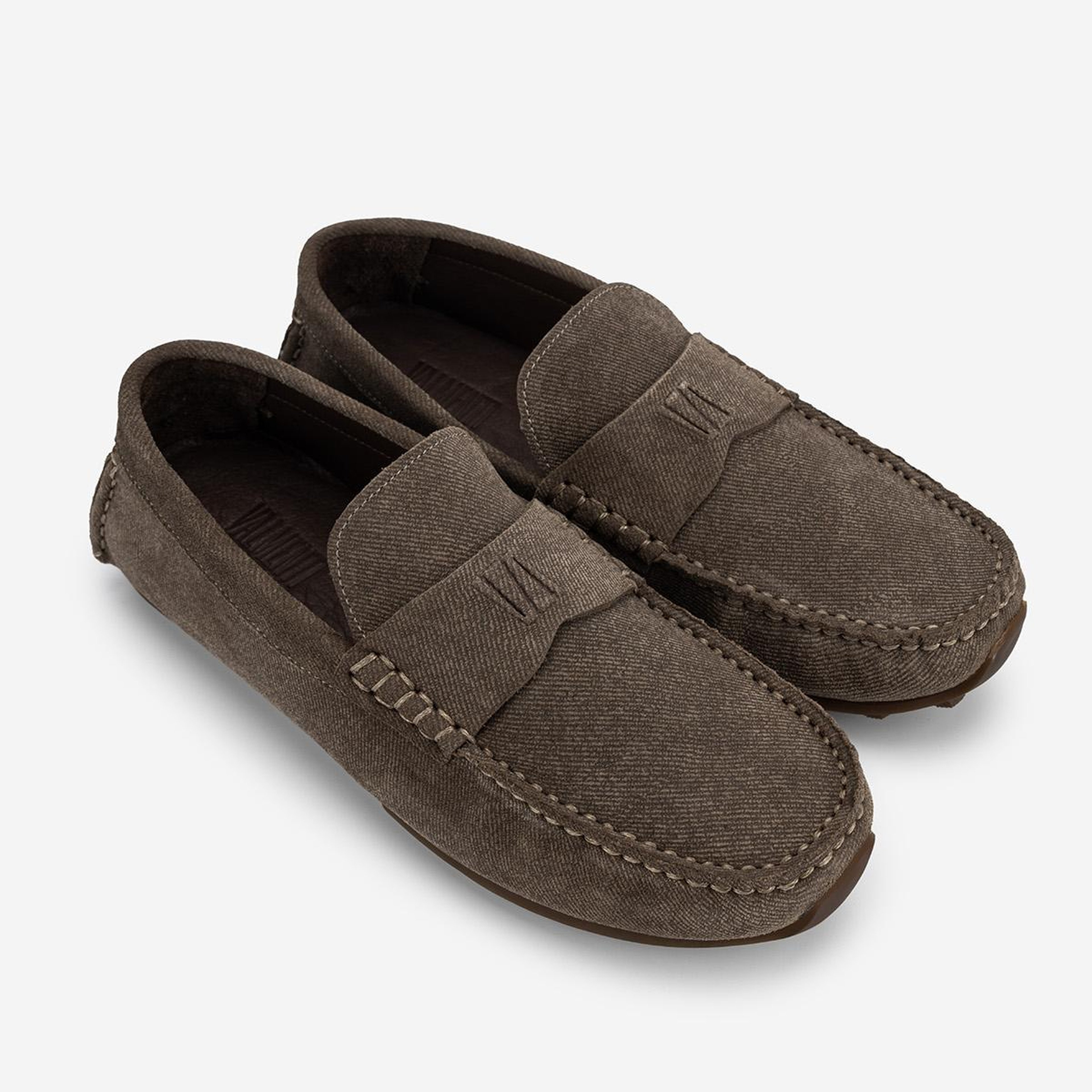 Valmenti Erkek Hakiki Deri Vizon Loafer Ayakkabı