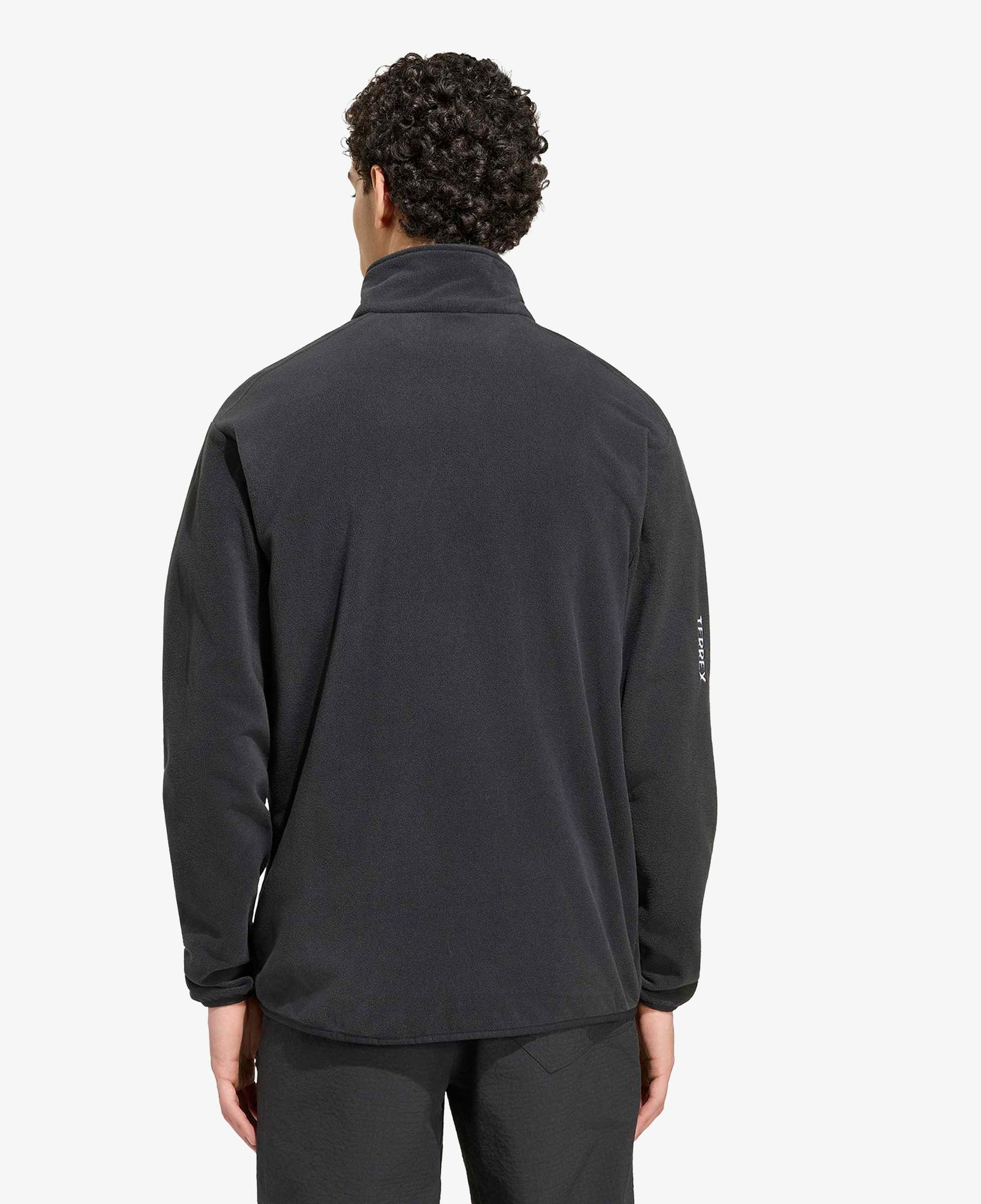 adidas Terrex Multi Essentials Half Zip Fleece Erkek Siyah Ceket