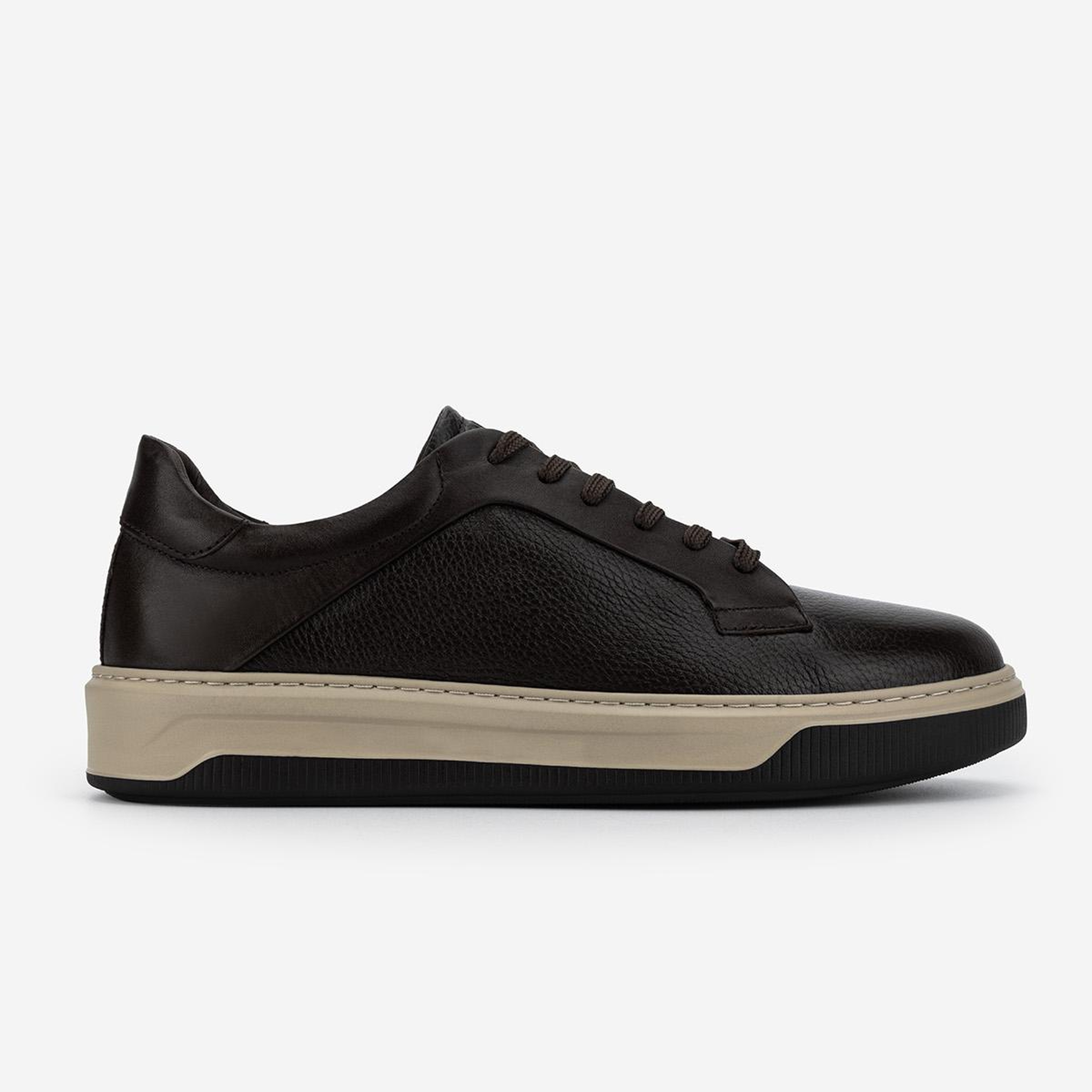Valmenti Erkek Hakiki Deri Kahverengi Sneakers & Spor Ayakkabı