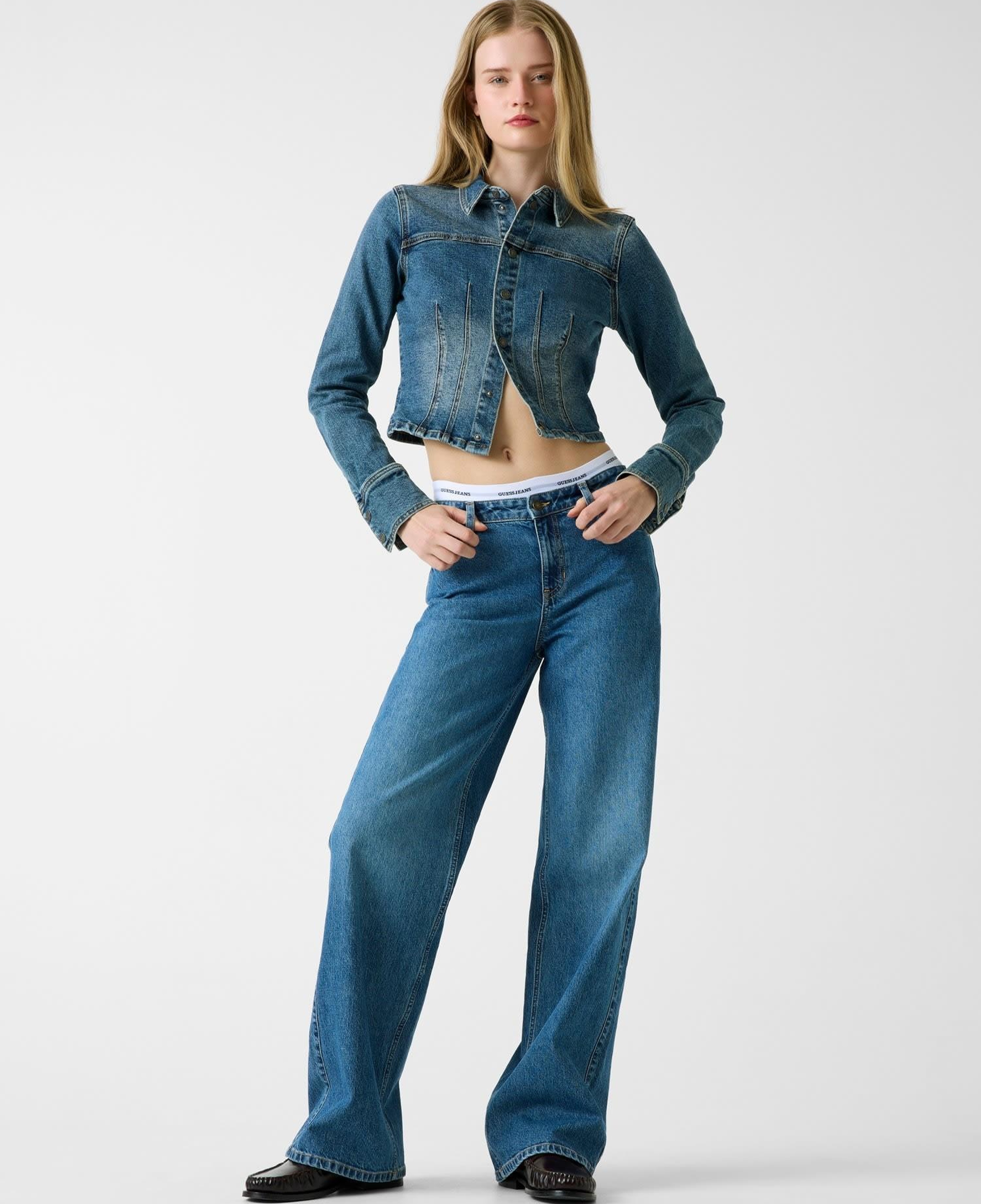 Guess Jeans Kadın Denim Ceket