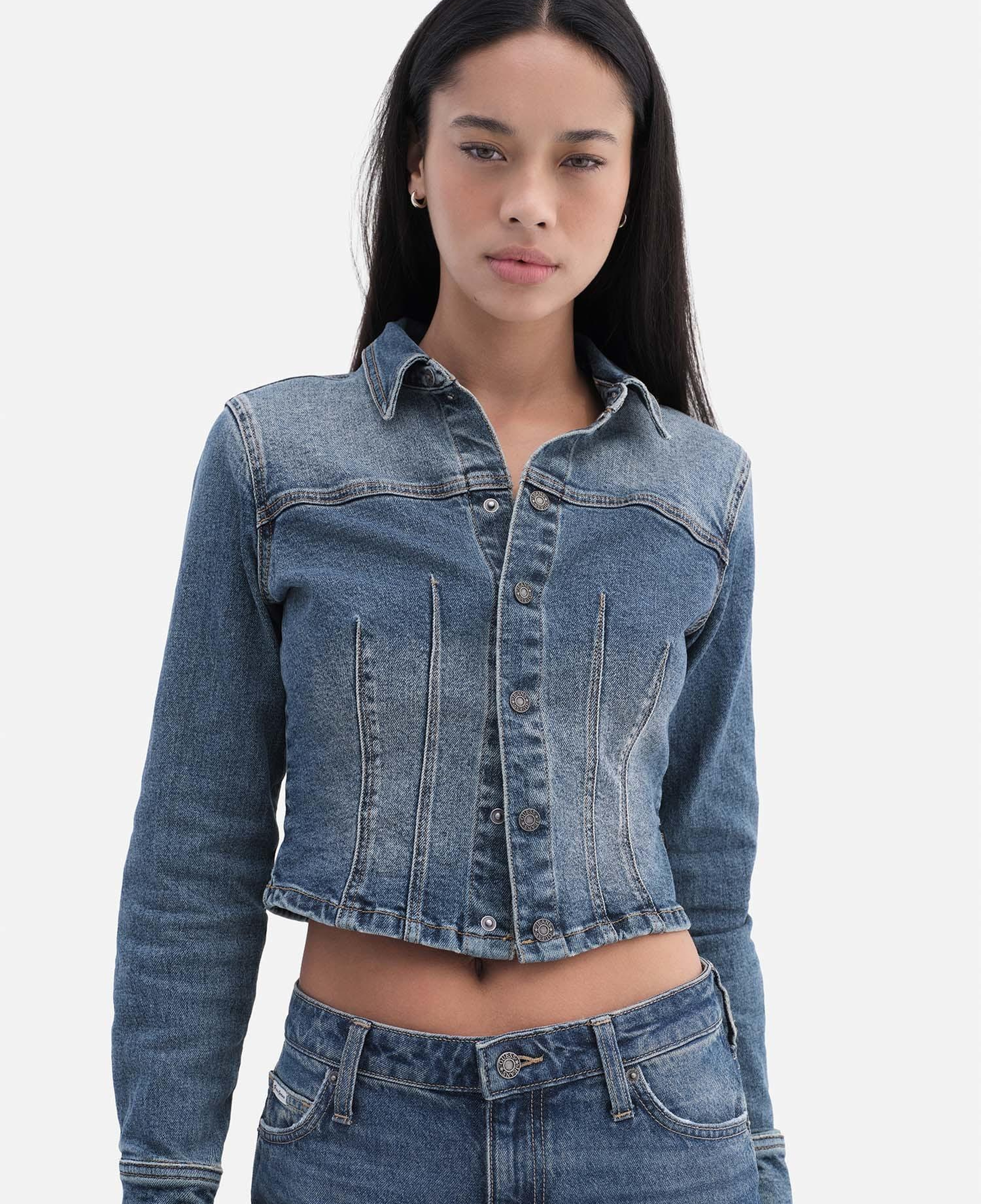 Guess Jeans Kadın Denim Ceket