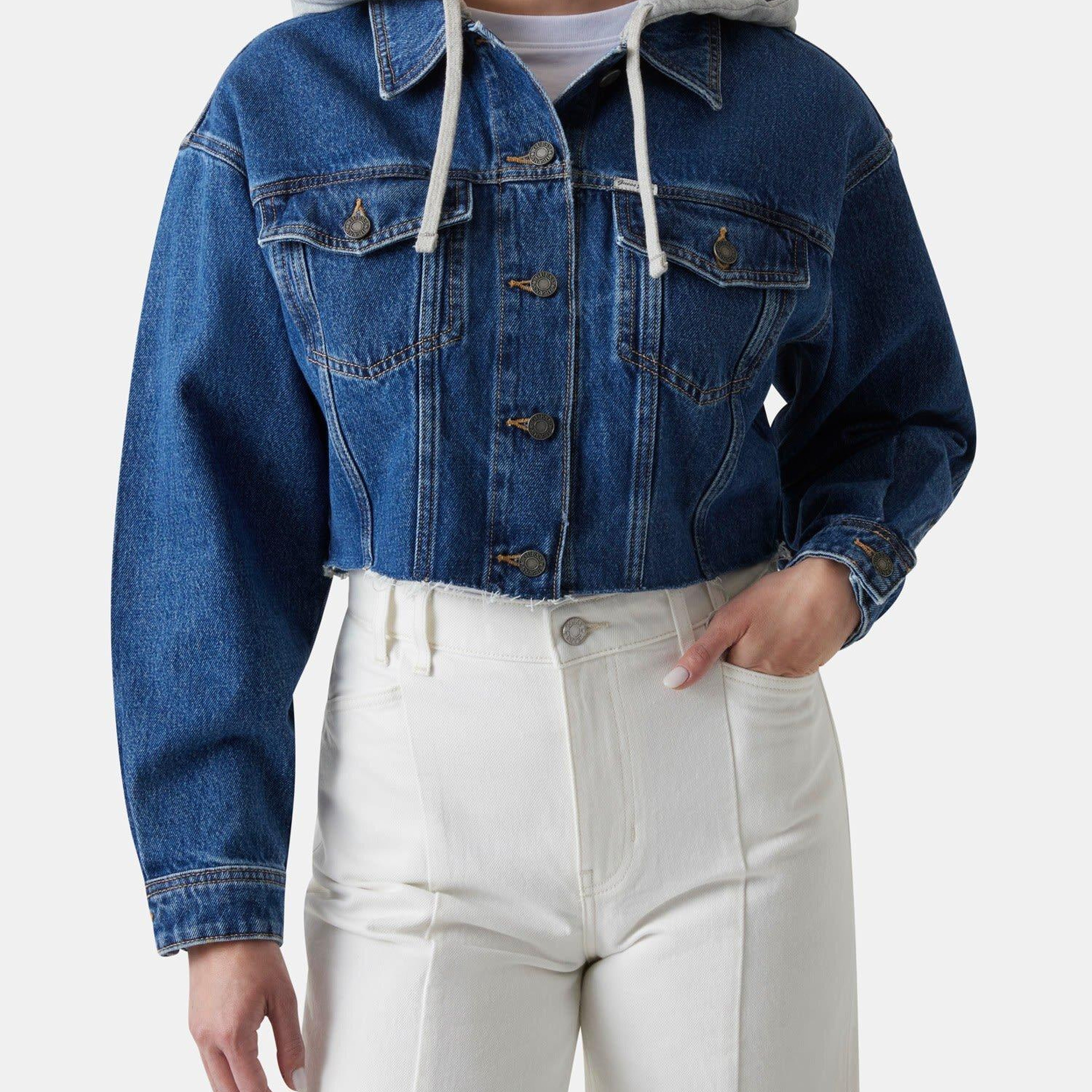 Guess Jeans Kadın Denim Ceket
