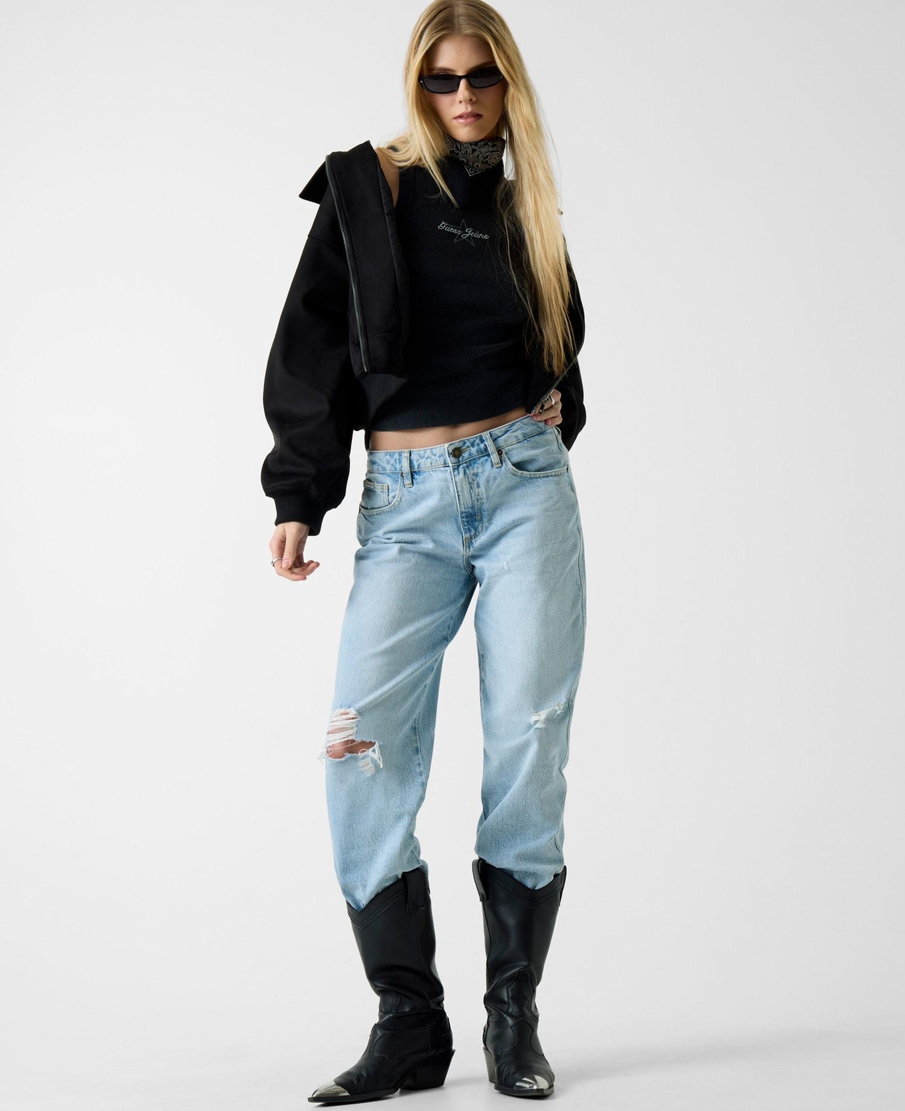 Guess Jeans Suede Kadın Bomber Ceket