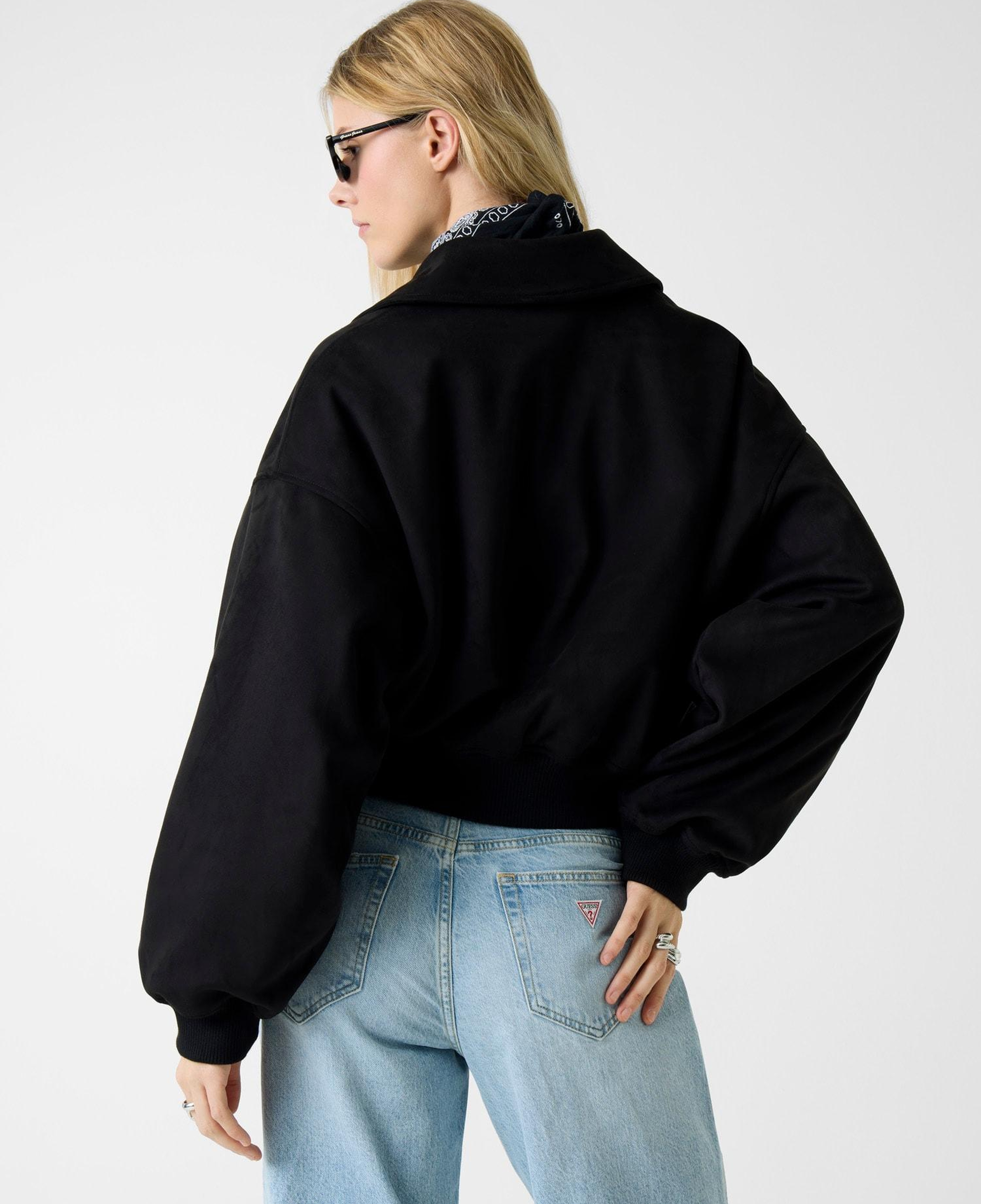 Guess Jeans Suede Kadın Bomber Ceket