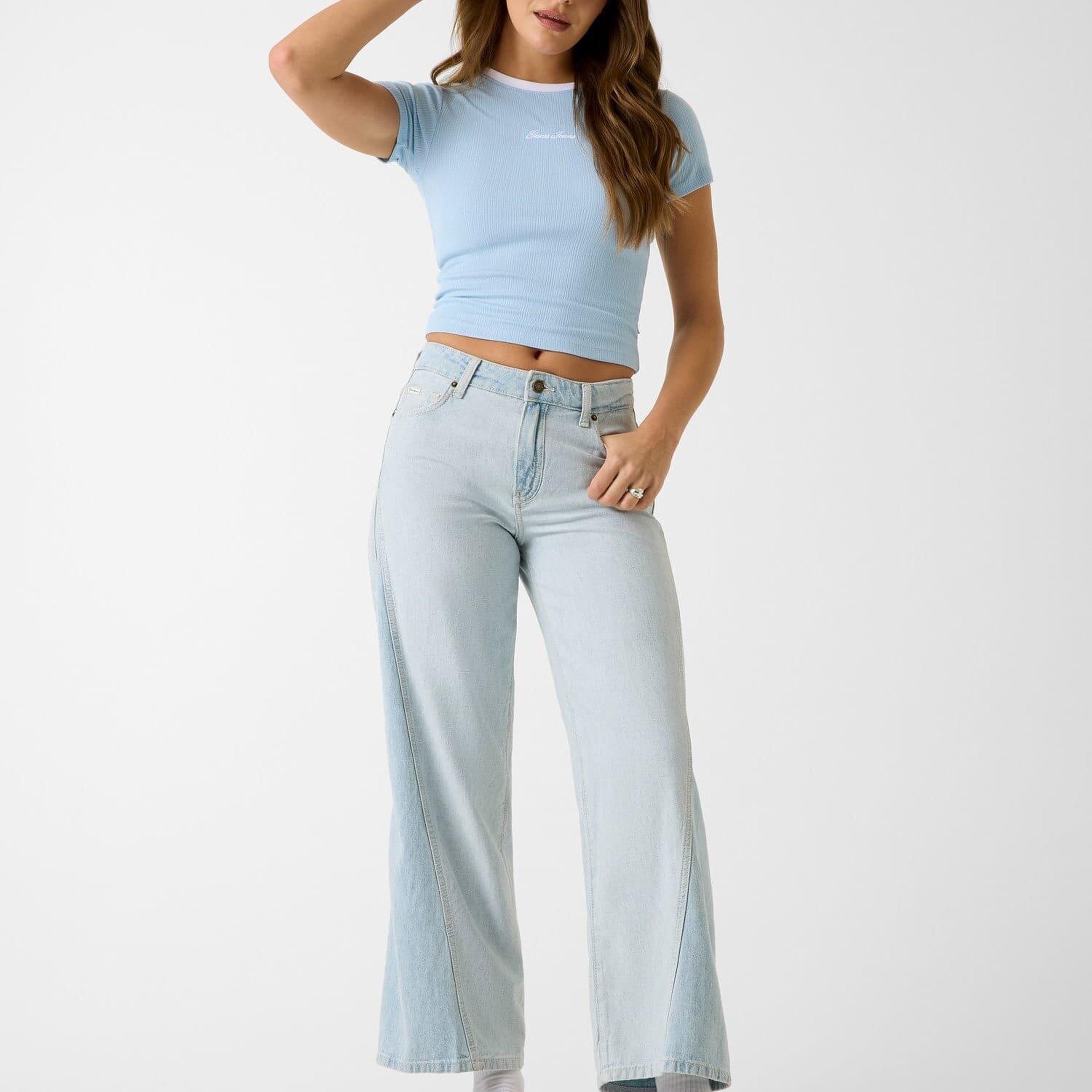 Guess Jeans Kadın Modal Karışımlı Top