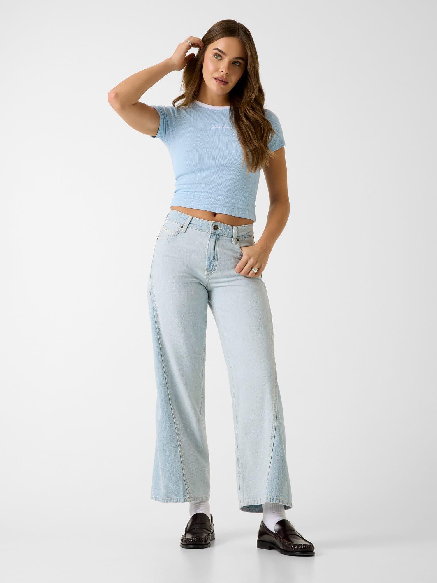 Guess Jeans Kadın Modal Karışımlı Top