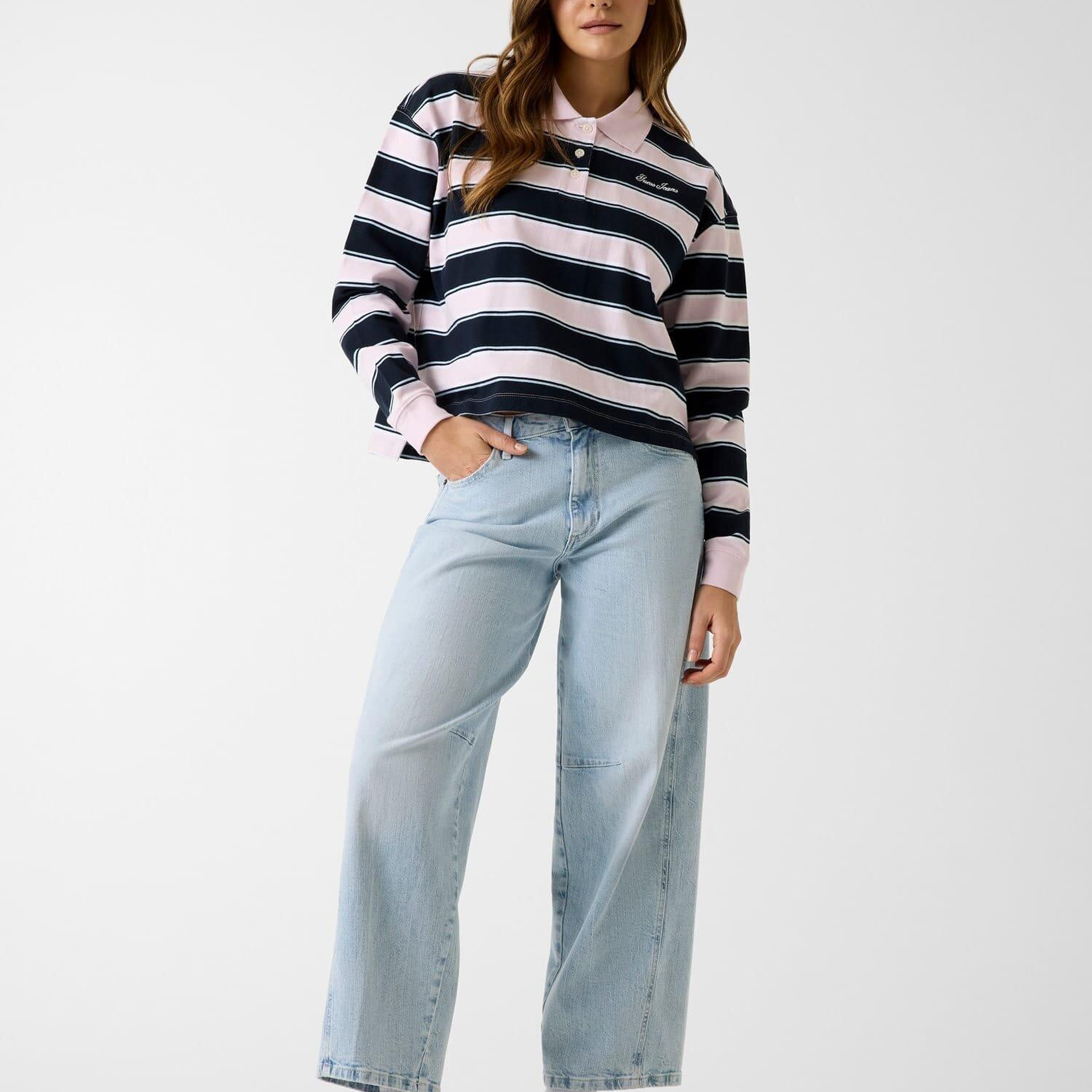 Guess Jeans Kadın Regular Fit Polo T-Shirt