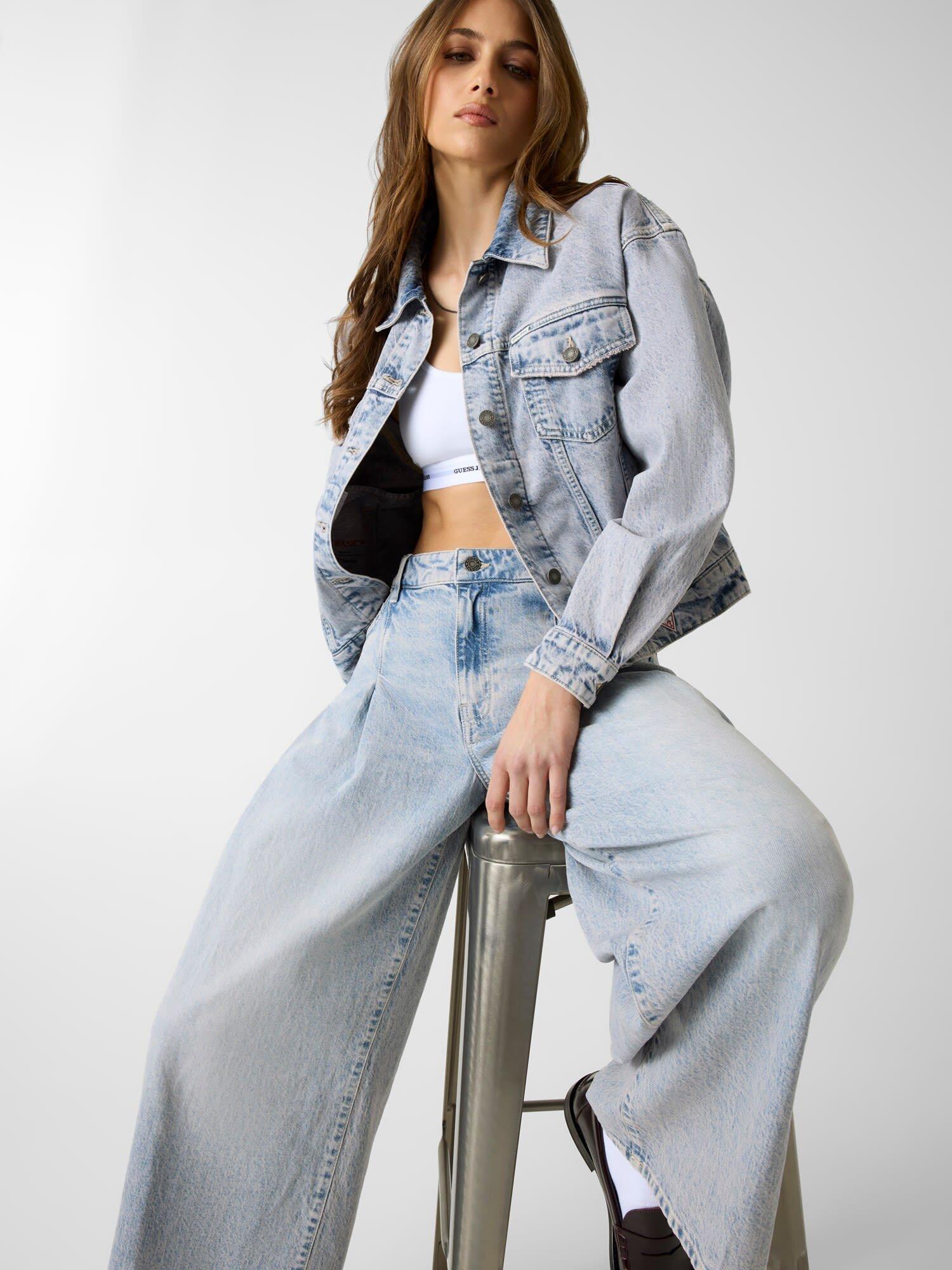 Guess Jeans Kadın Denim Ceket