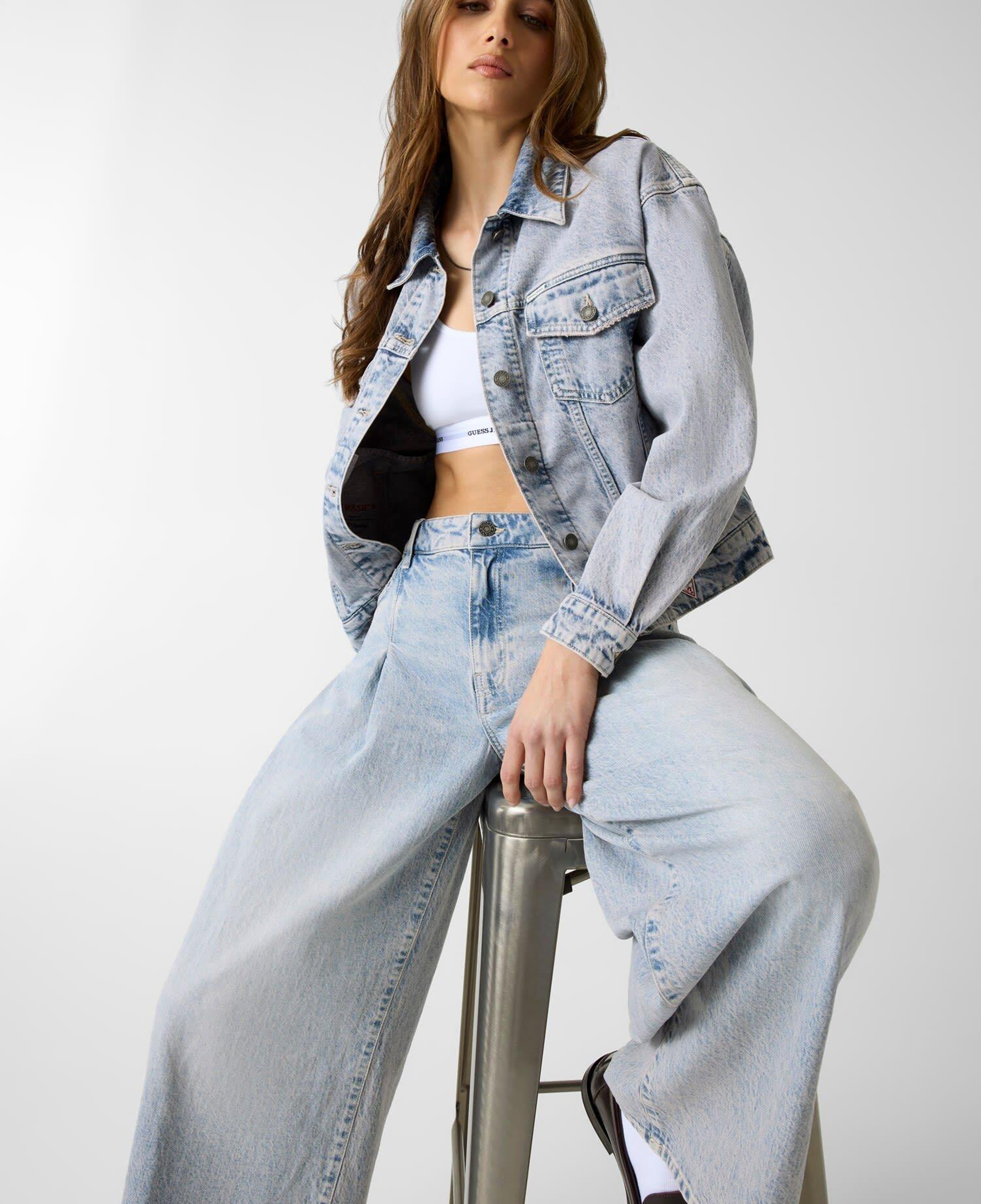 Guess Jeans Kadın Denim Ceket