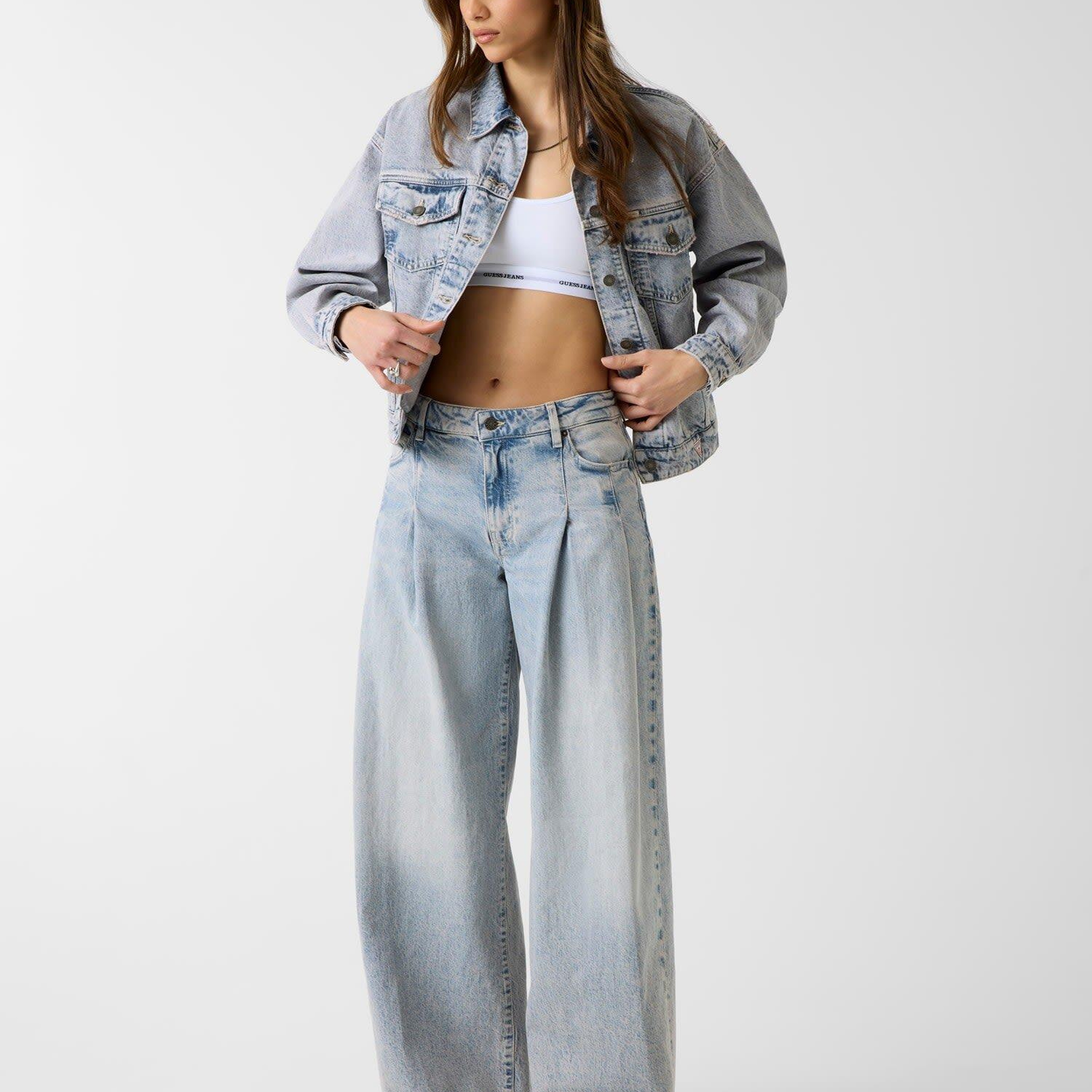 Guess Jeans Kadın Denim Ceket