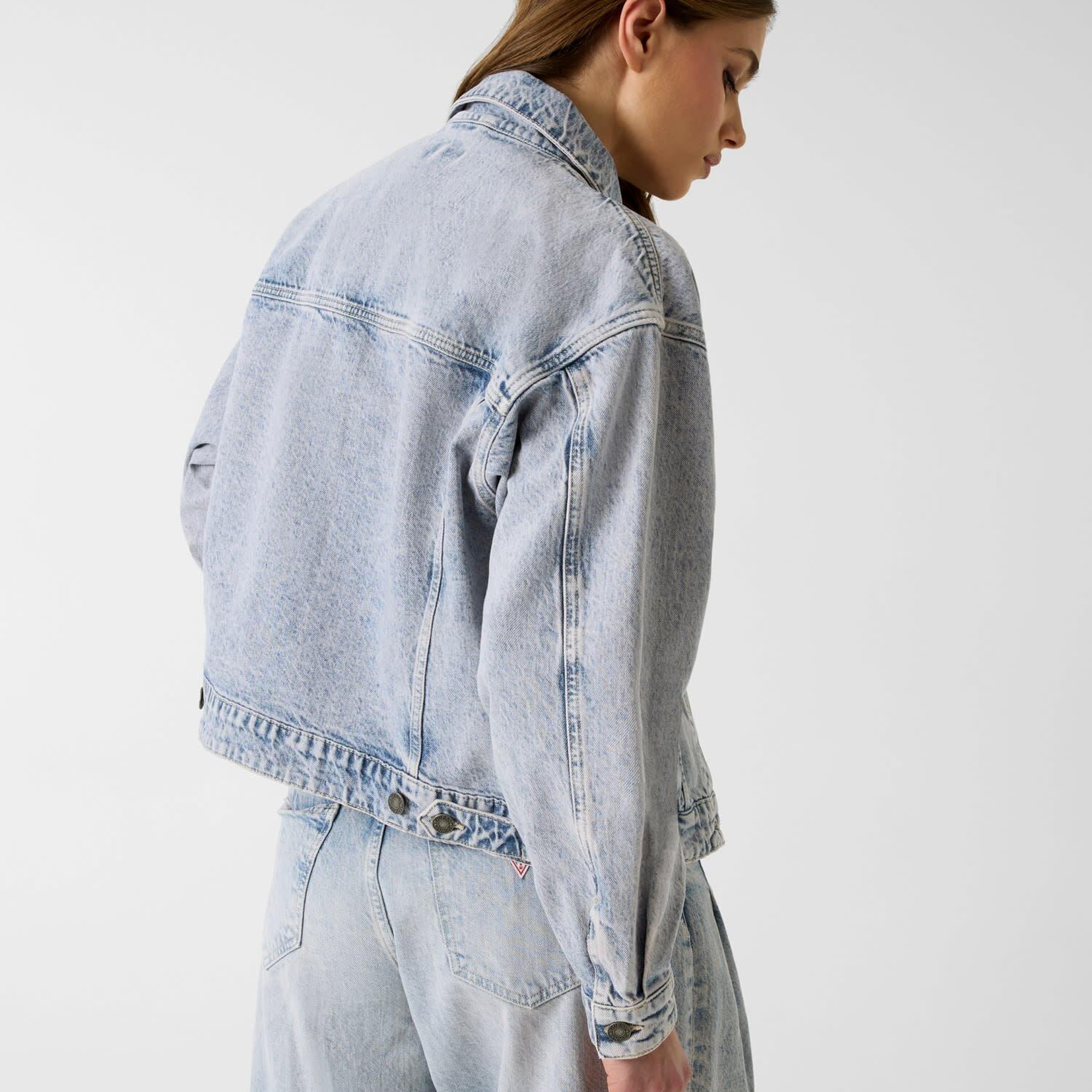 Guess Jeans Kadın Denim Ceket