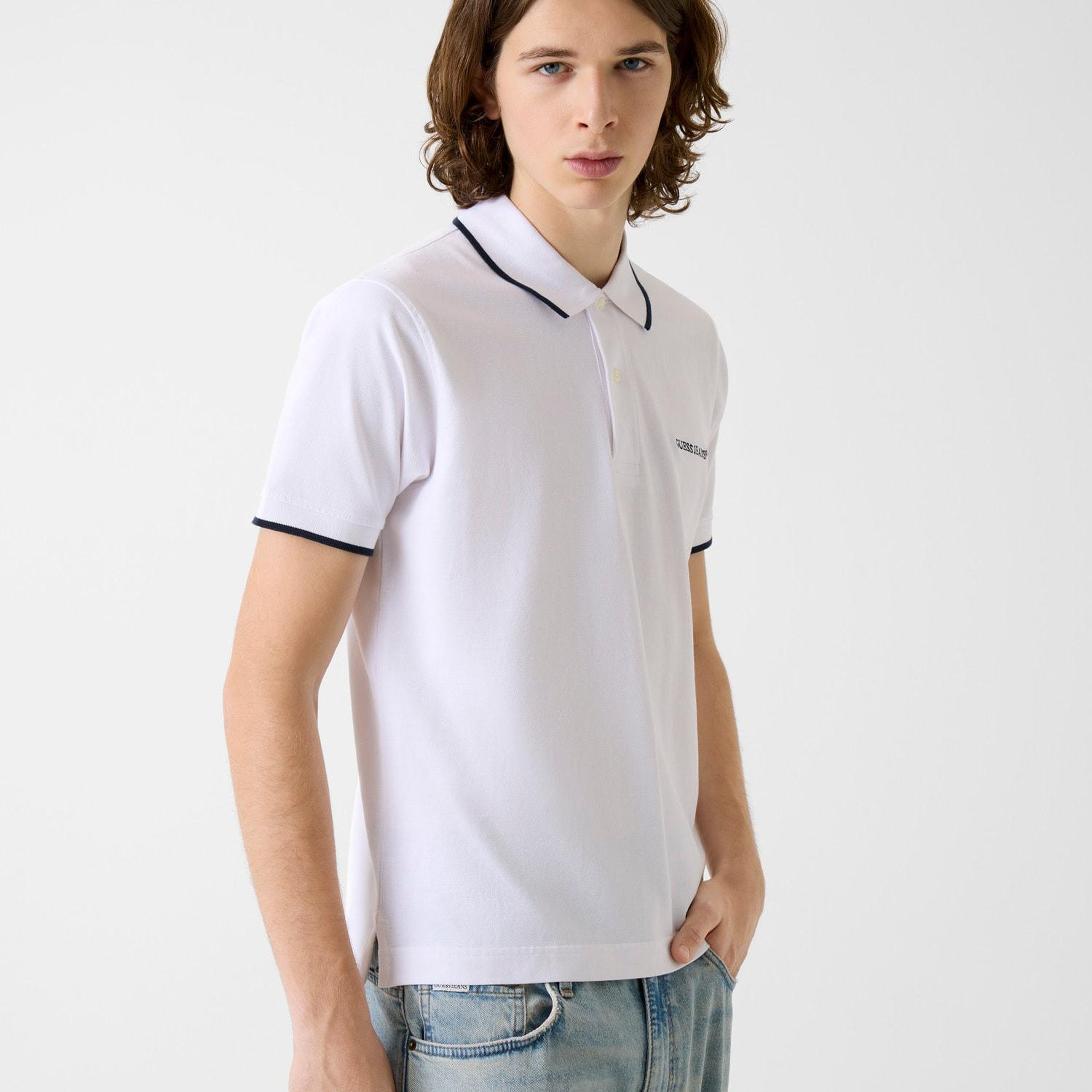 Guess Jeans Embro Erkek Regular Fit Polo T-Shirt