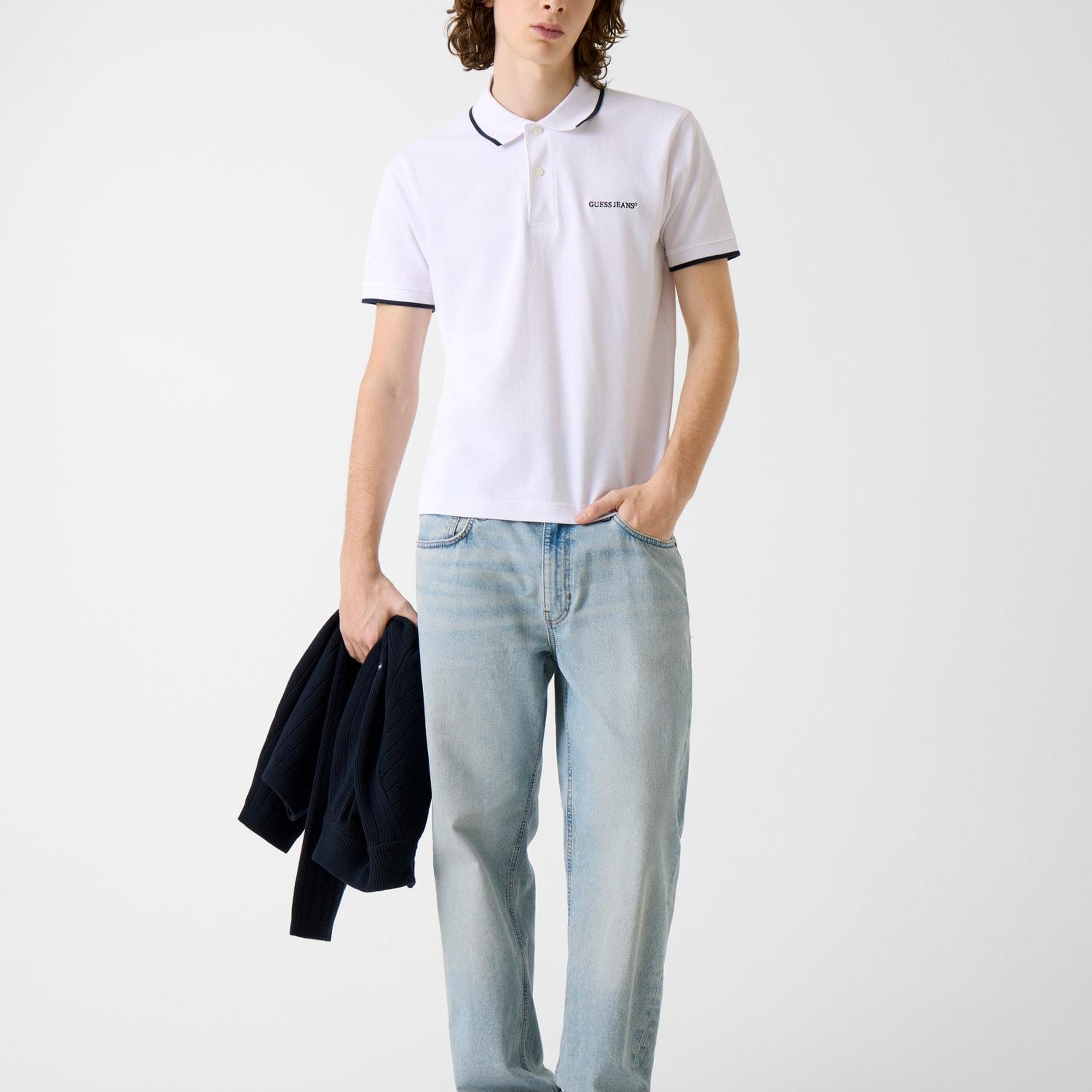 Guess Jeans Embro Erkek Regular Fit Polo T-Shirt