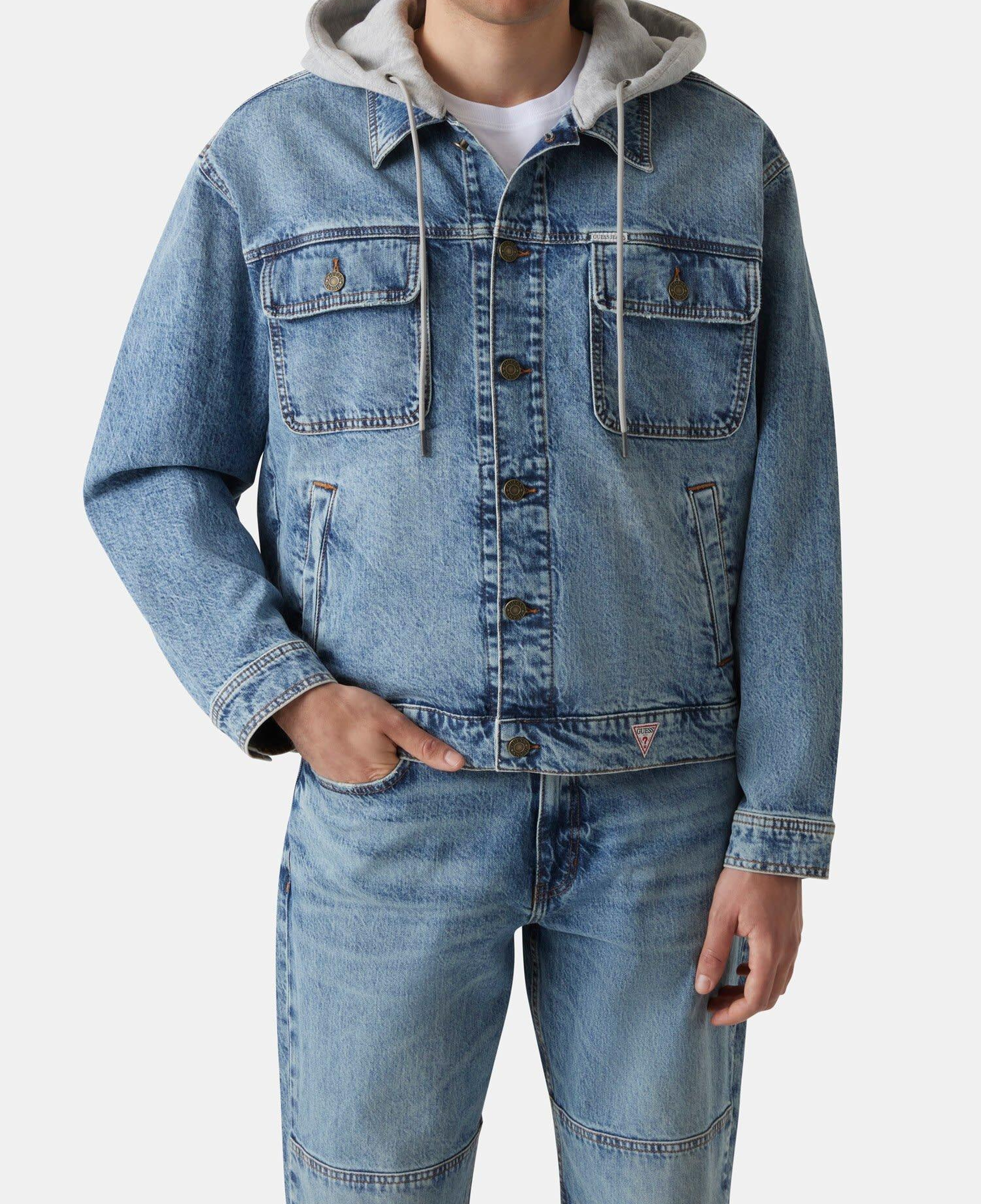 Guess Jeans Regen Erkek Denim Ceket
