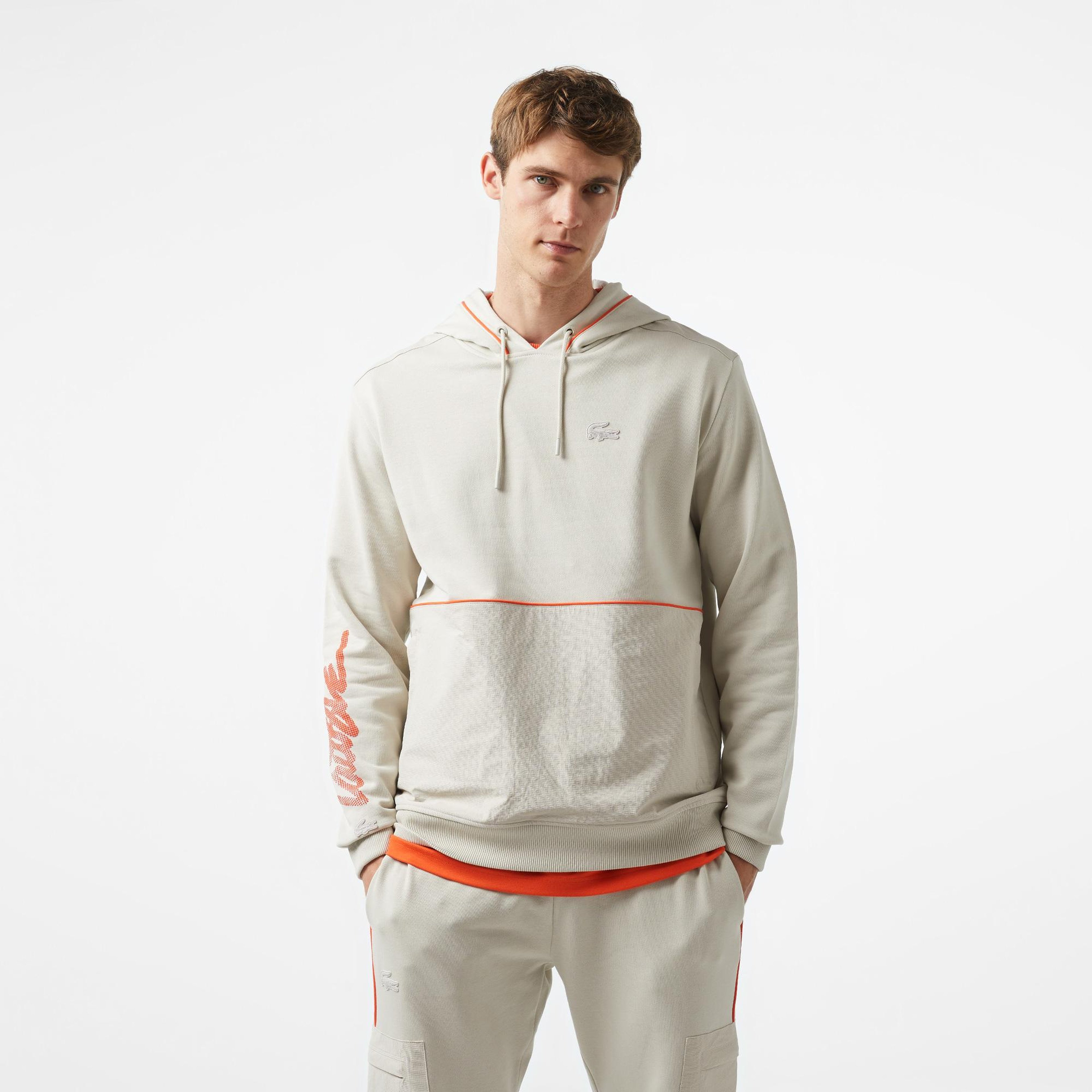 Lacoste House of SuperStep x Lacoste Erkek Gri Sweatshirt