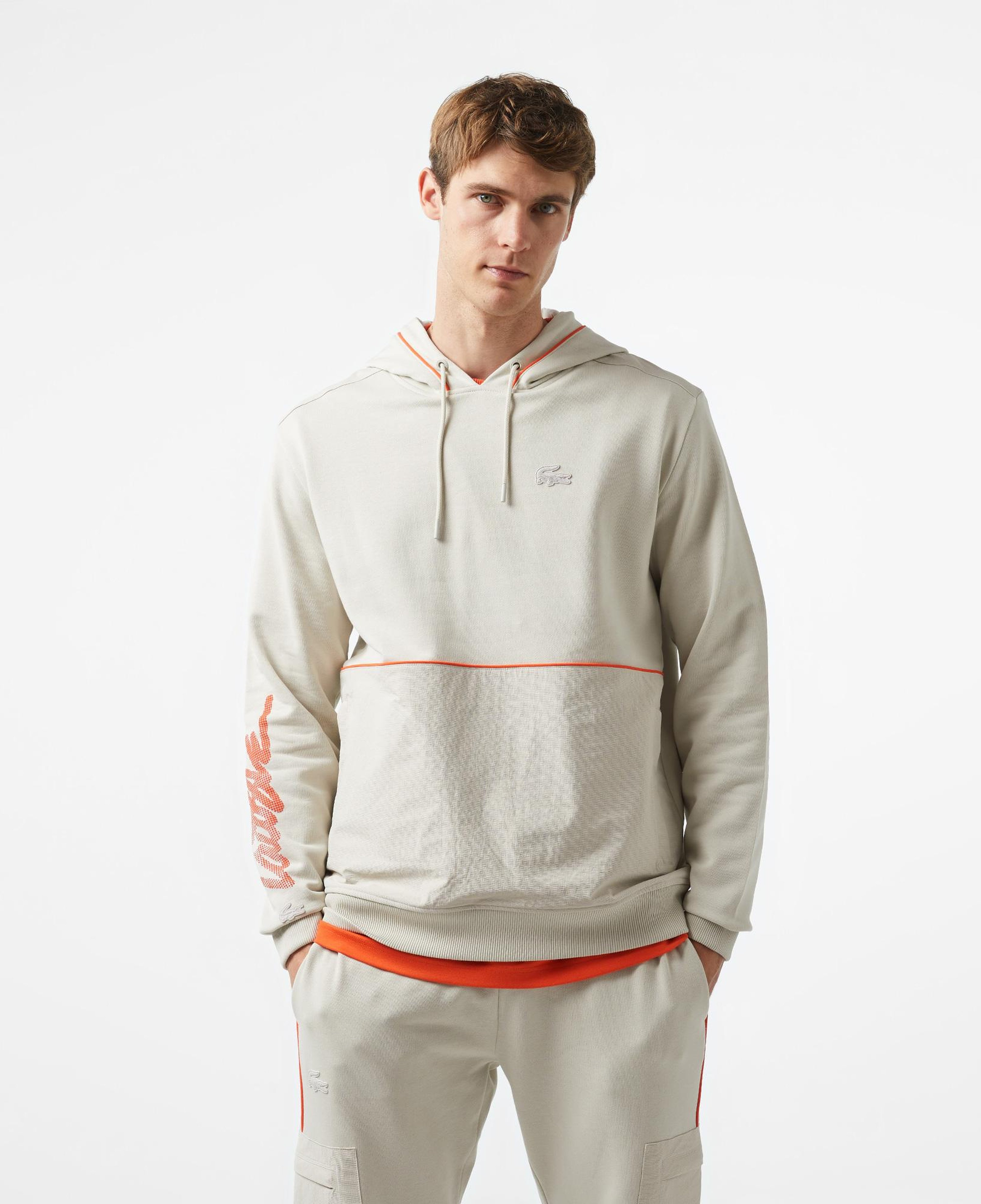 Lacoste House of SuperStep x Lacoste Erkek Gri Sweatshirt