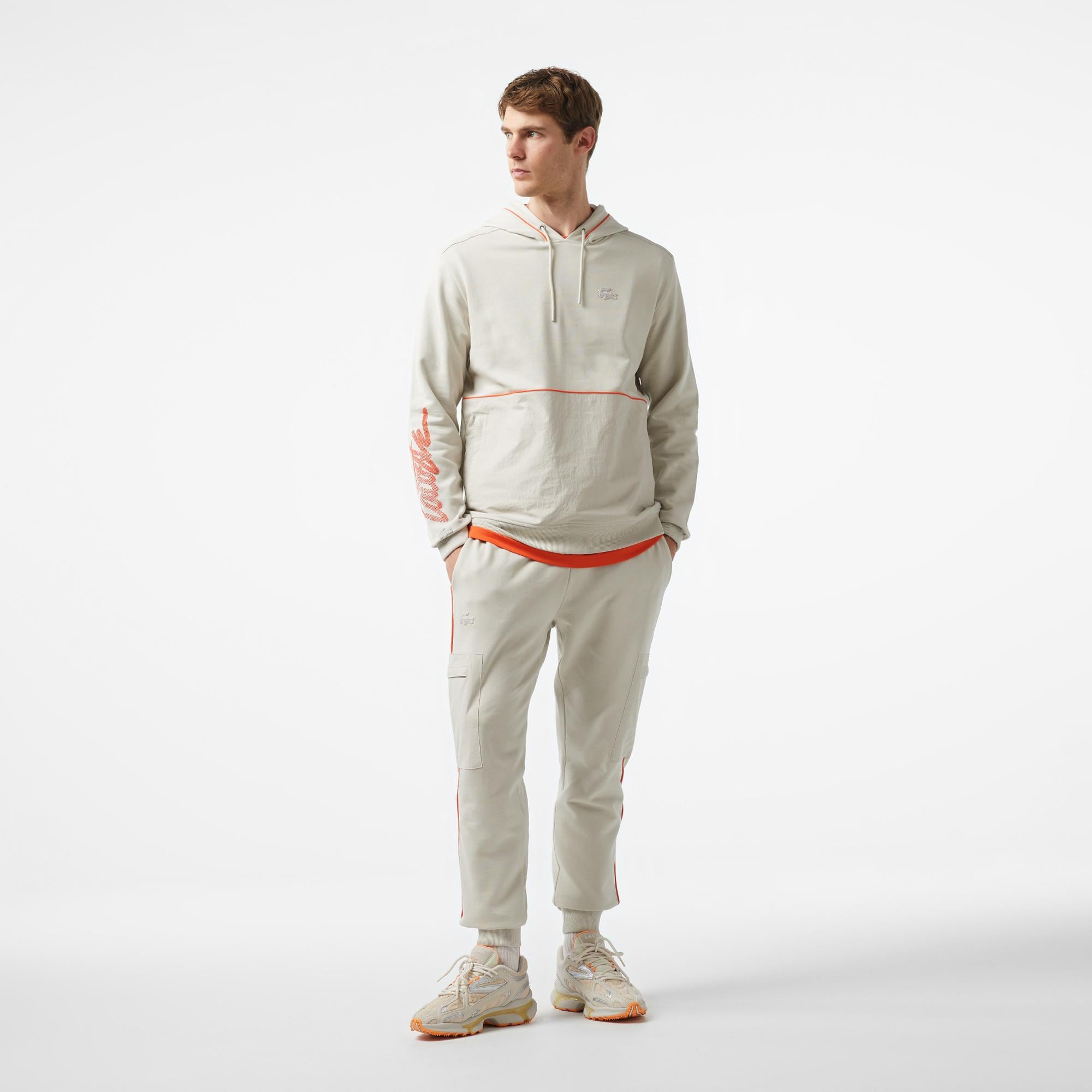 Lacoste House of SuperStep x Lacoste Erkek Gri Sweatshirt