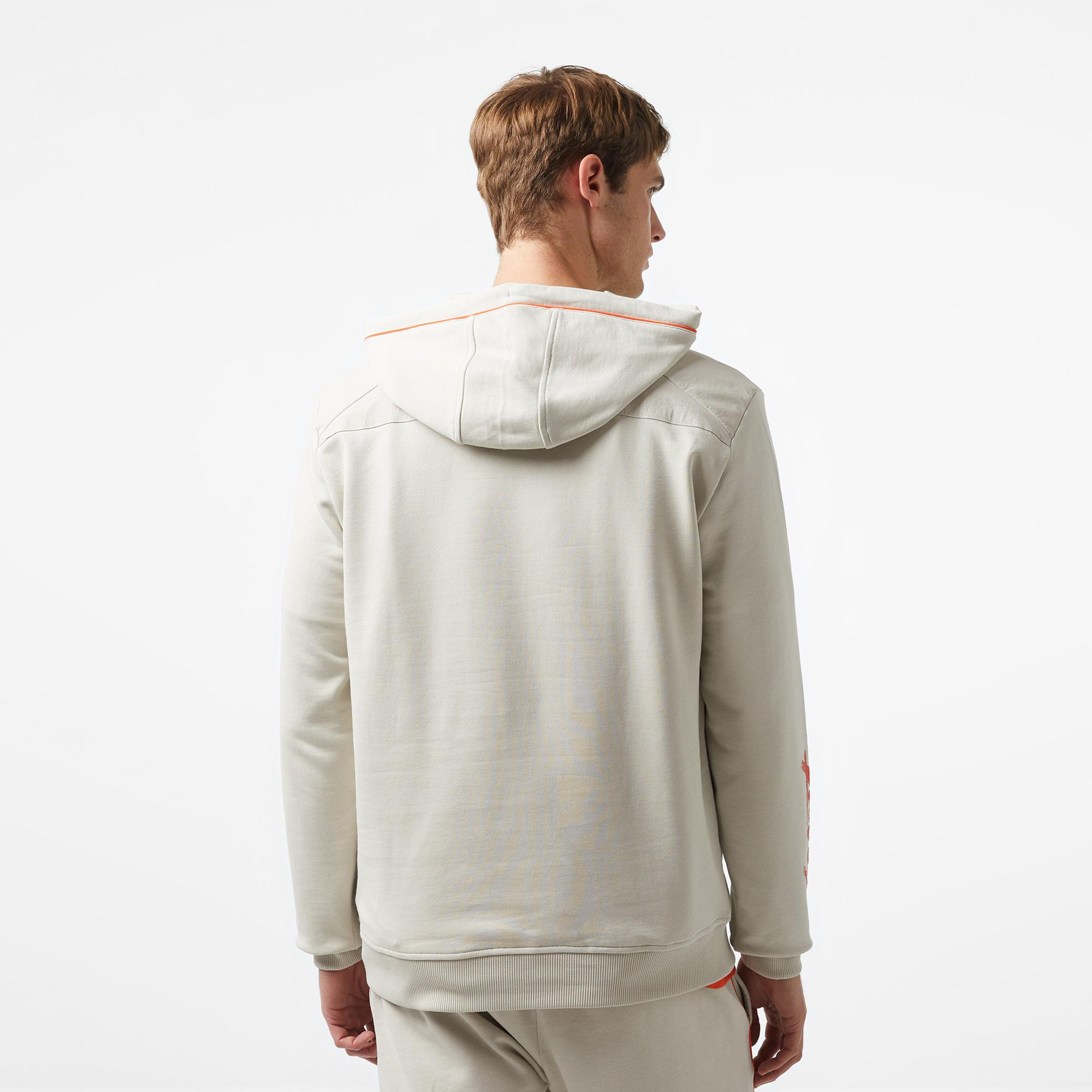 Lacoste House of SuperStep x Lacoste Erkek Gri Sweatshirt