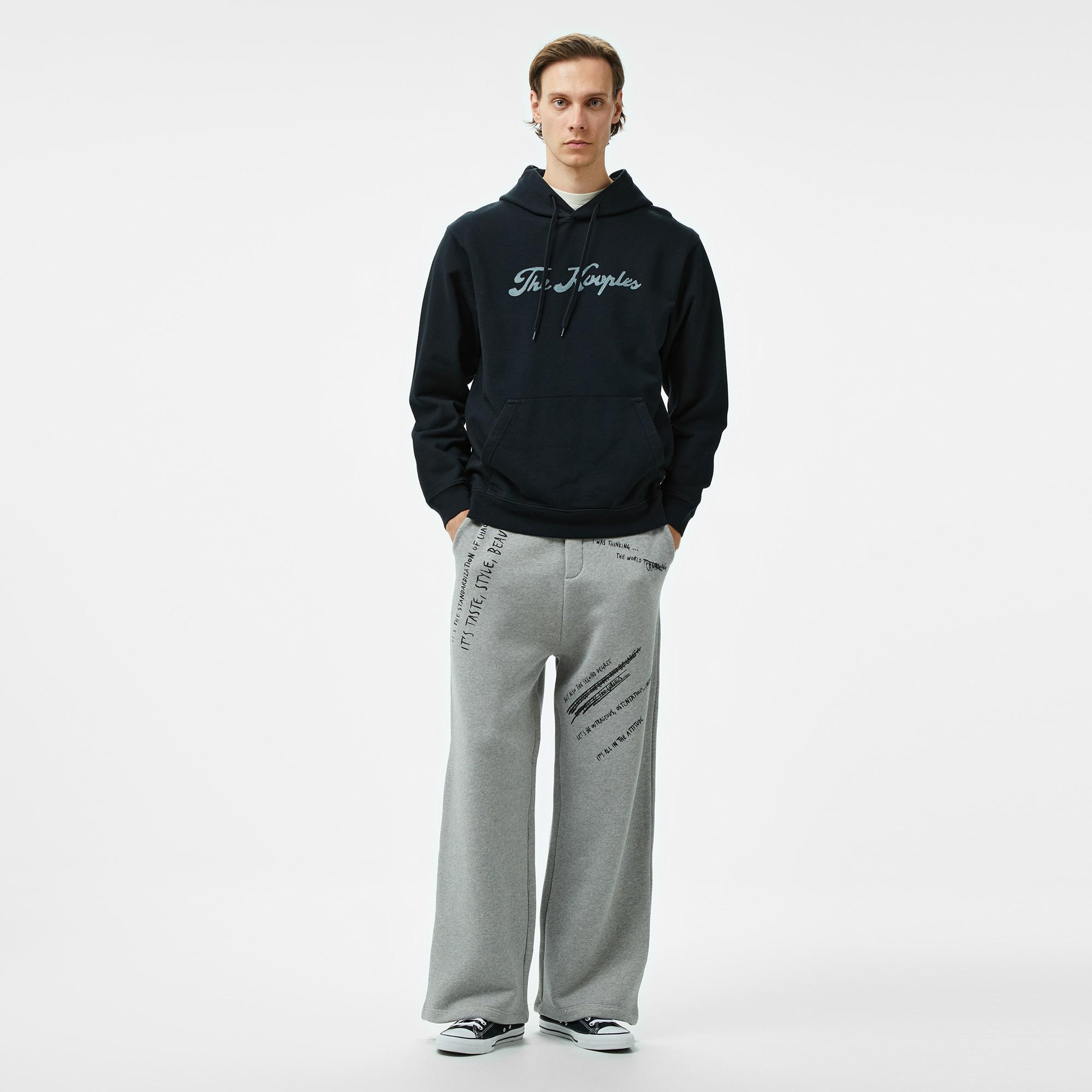 ERKEK SİYAH SWEATSHIRT