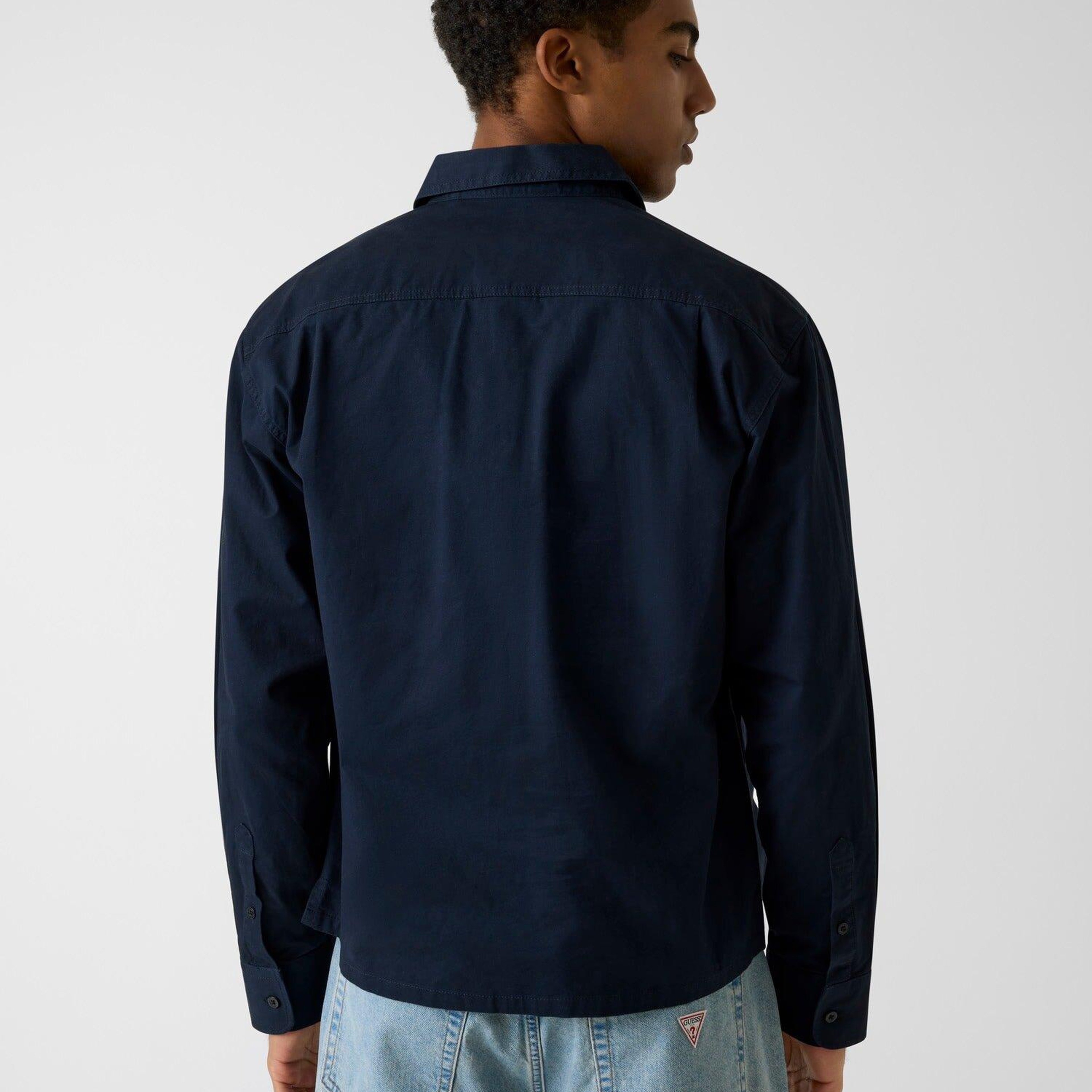 Guess Jeans Twill Erkek Comfort Fit Gömlek