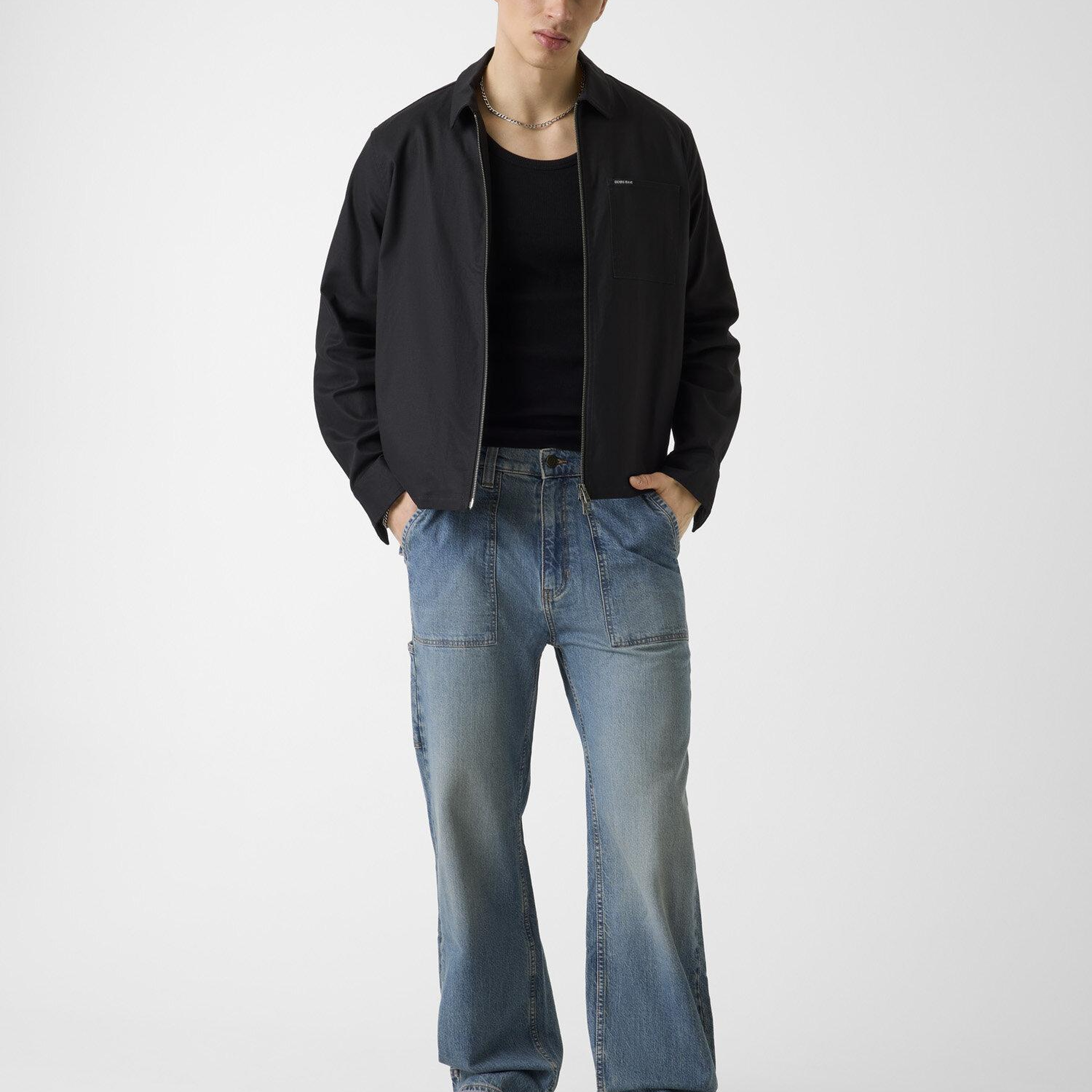 Guess Jeans Twill Erkek Regular Fit Gömlek