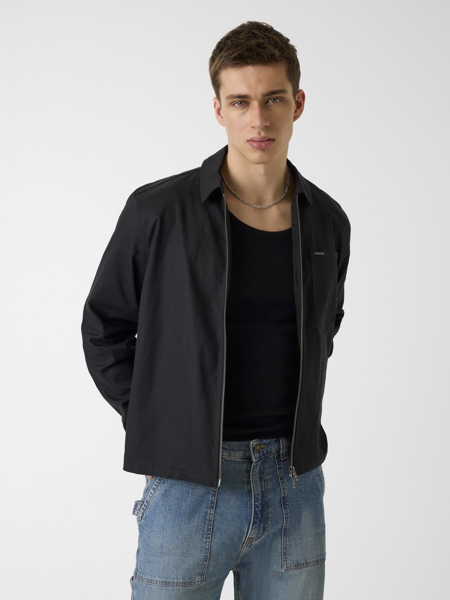 Guess Jeans Twill Erkek Regular Fit Gömlek