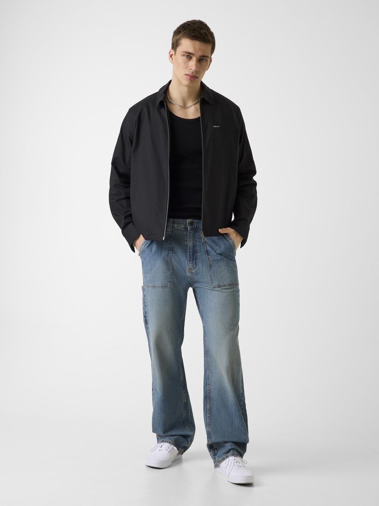 Guess Jeans Twill Erkek Regular Fit Gömlek