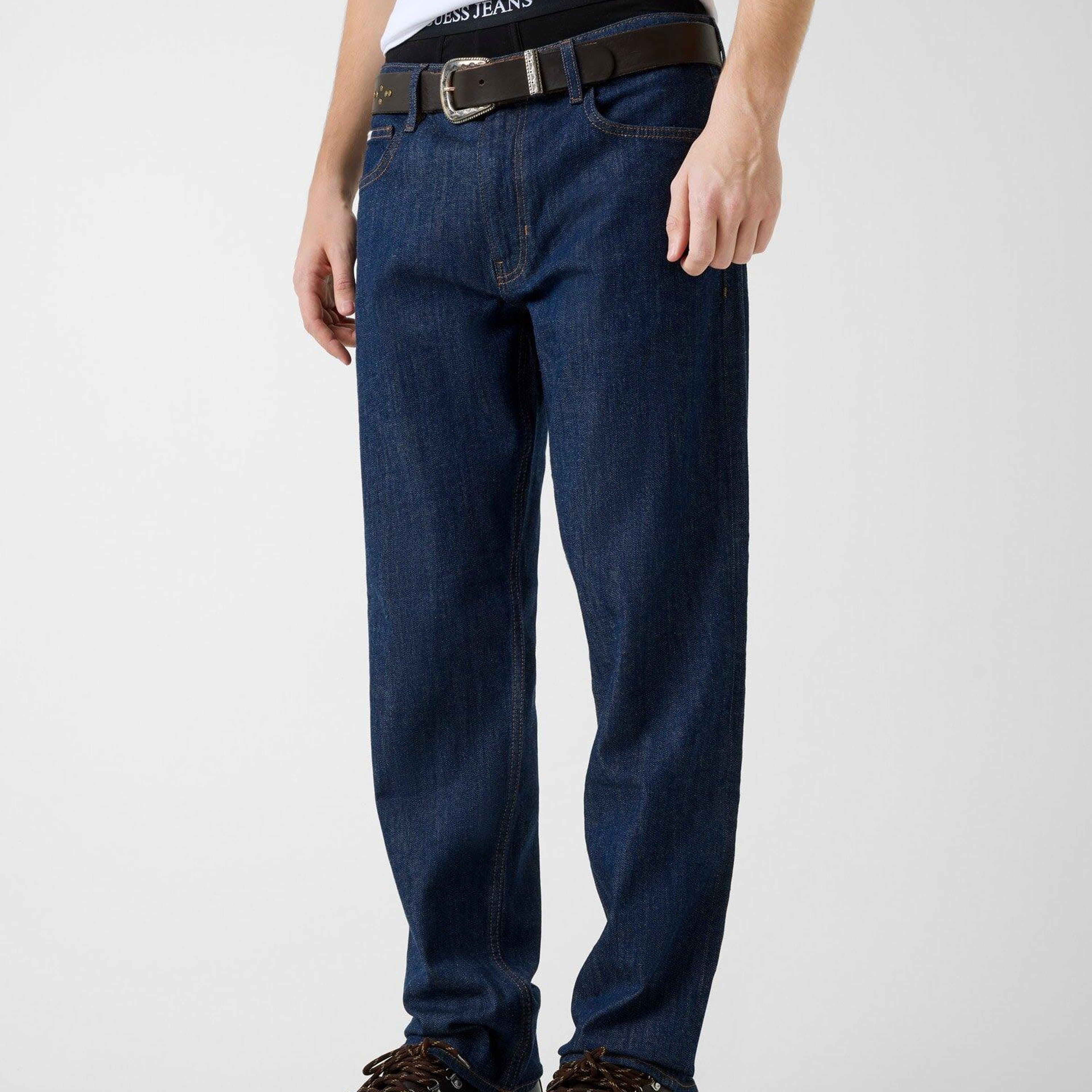 Guess Jeans Indigo Erkek Regular Fit Jean