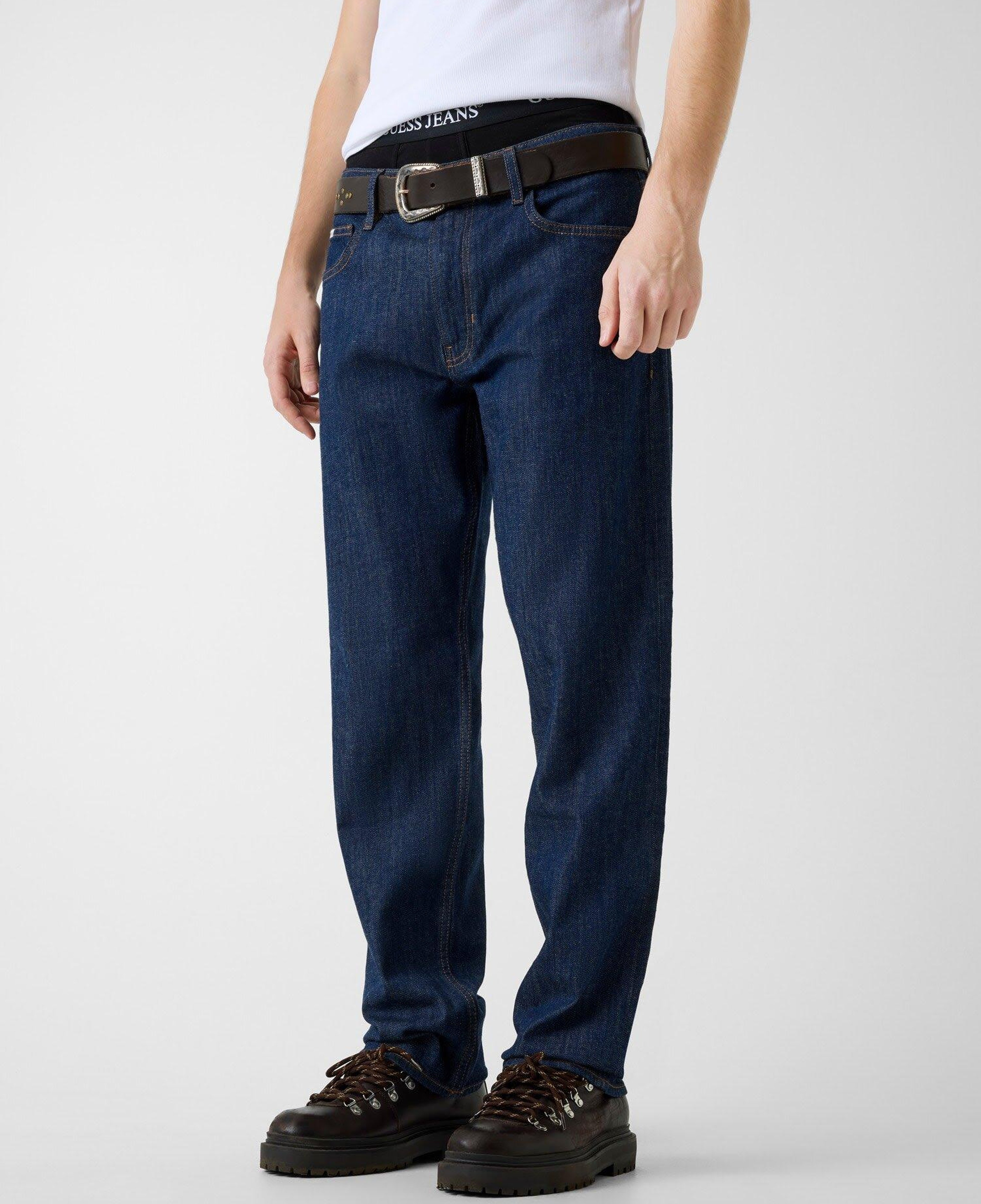 Guess Jeans Indigo Erkek Regular Fit Jean