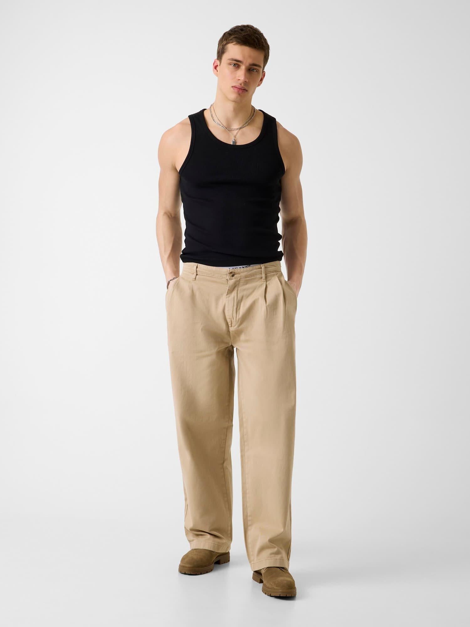 Guess Jeans Twill Erkek Relaxed Fit Pantolon