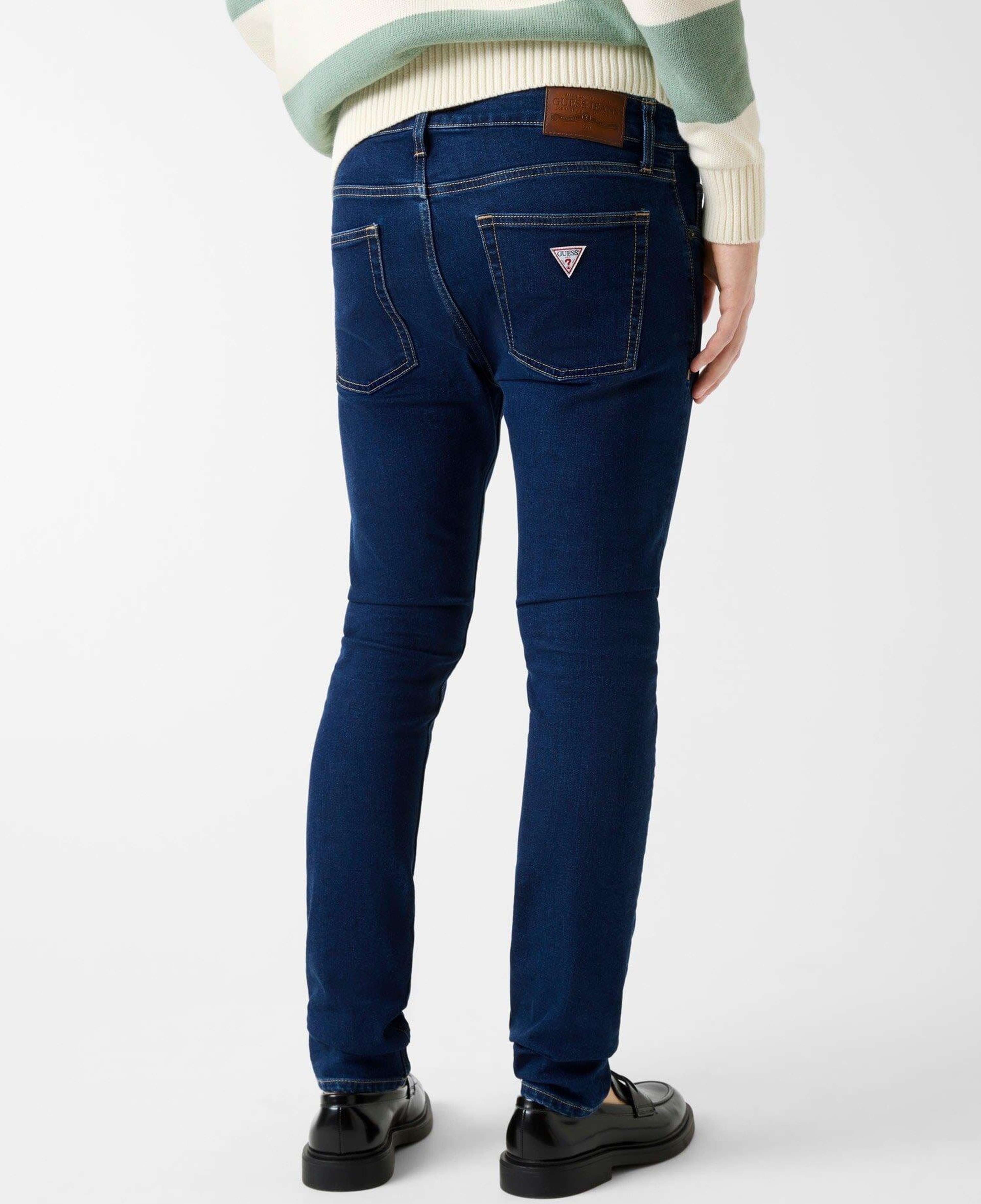 Guess Jeans Indigo Erkek Skinny Fit Jean