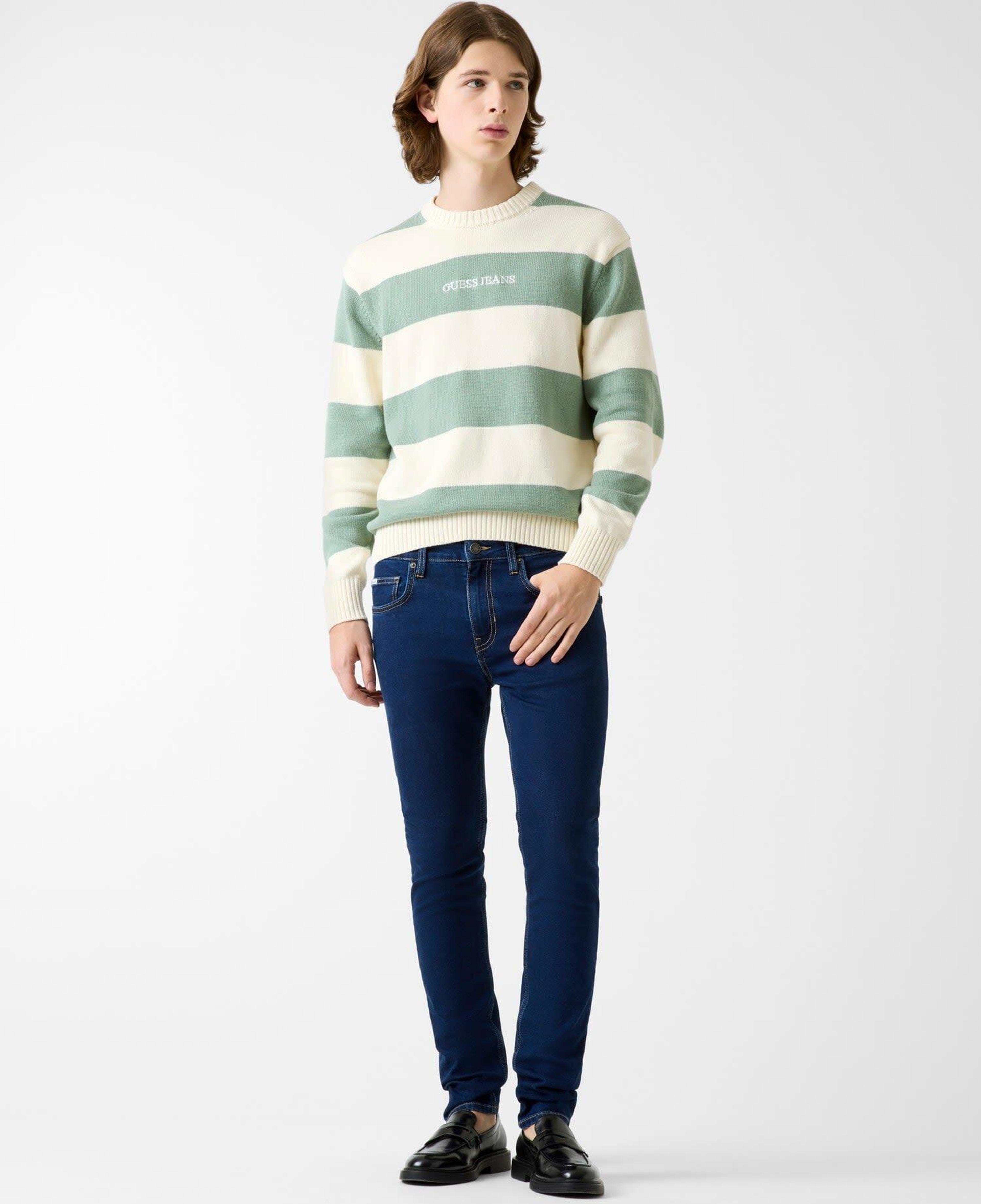 Guess Jeans Indigo Erkek Skinny Fit Jean