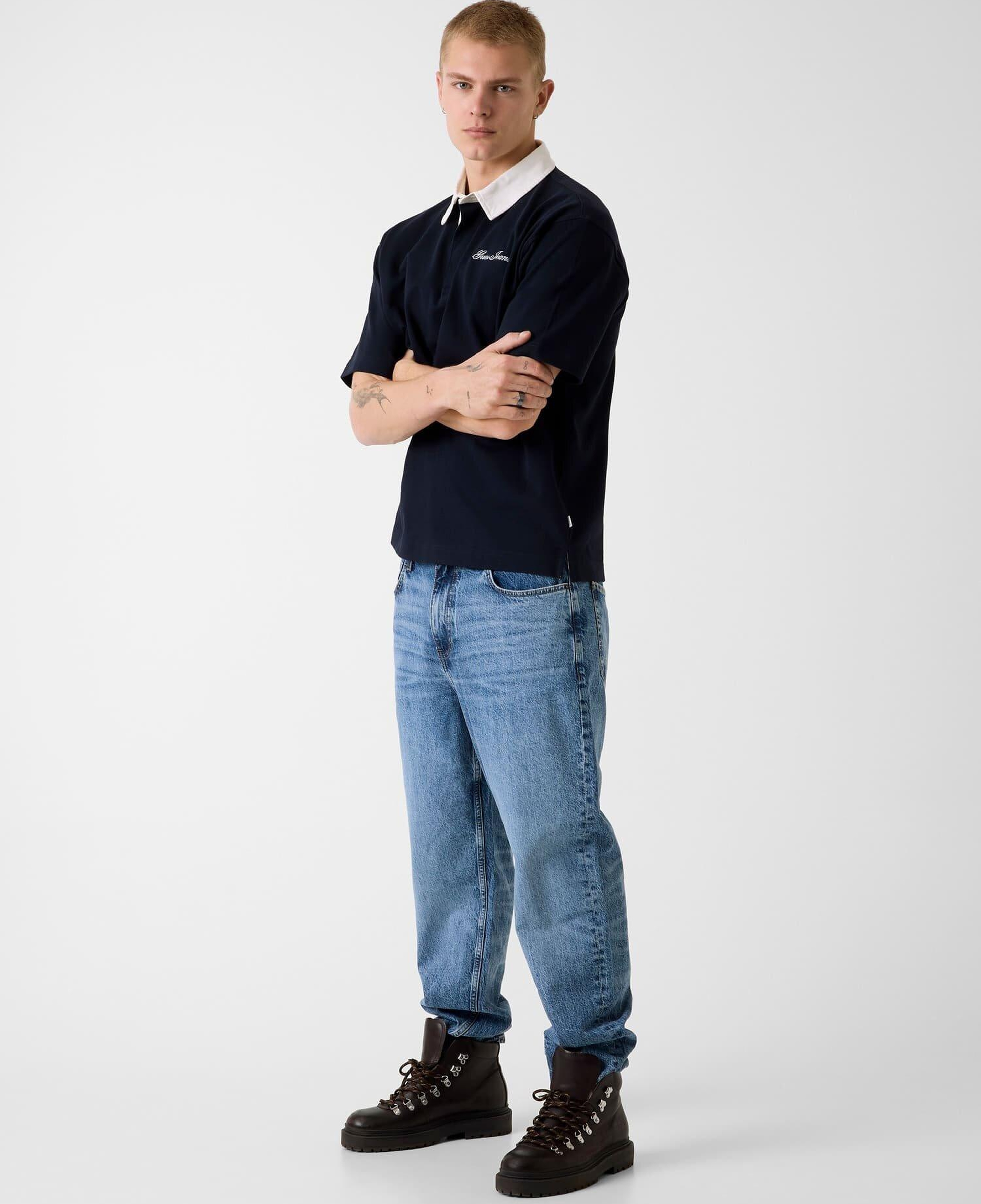 Guess Jeans Erkek Regular Fit Polo T-Shirt