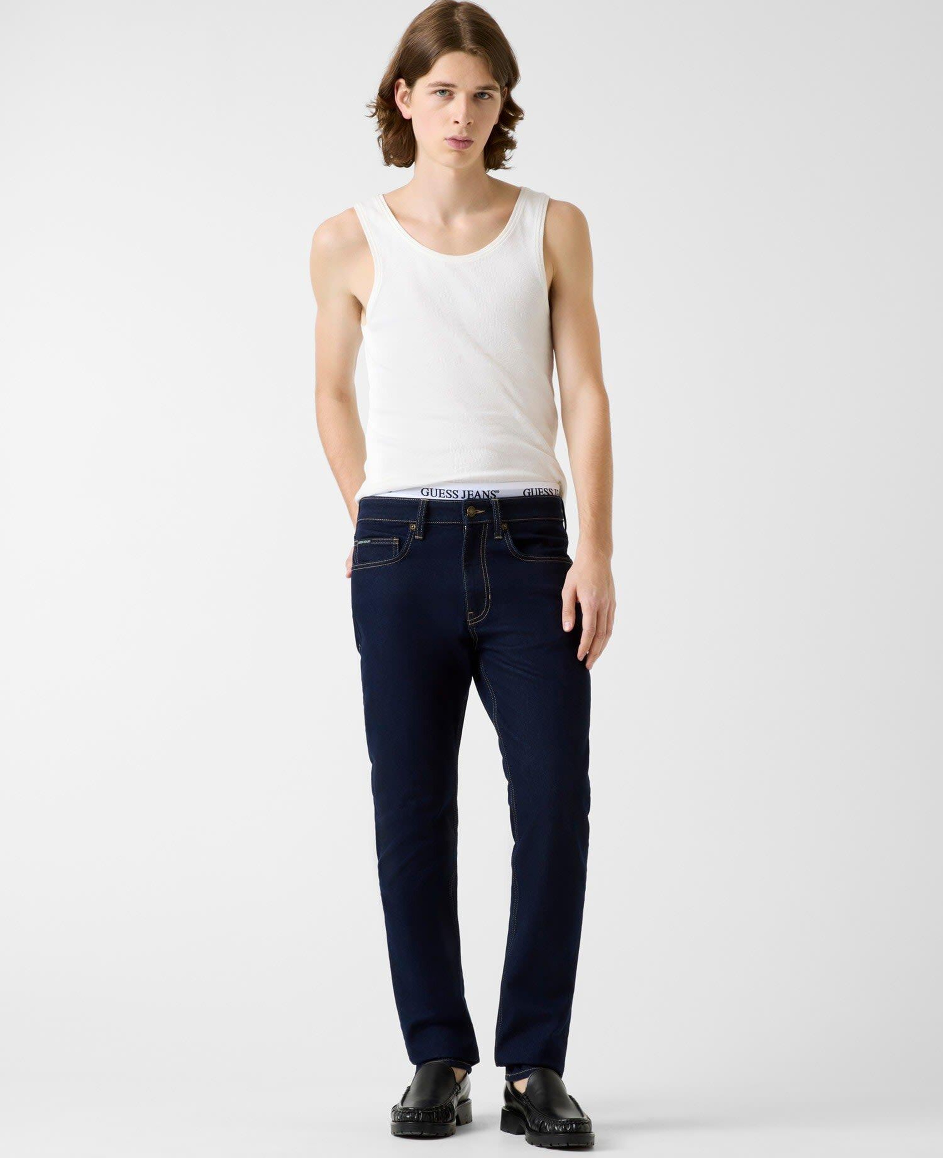 Guess Jeans Indigo Erkek Slim Fit Jean