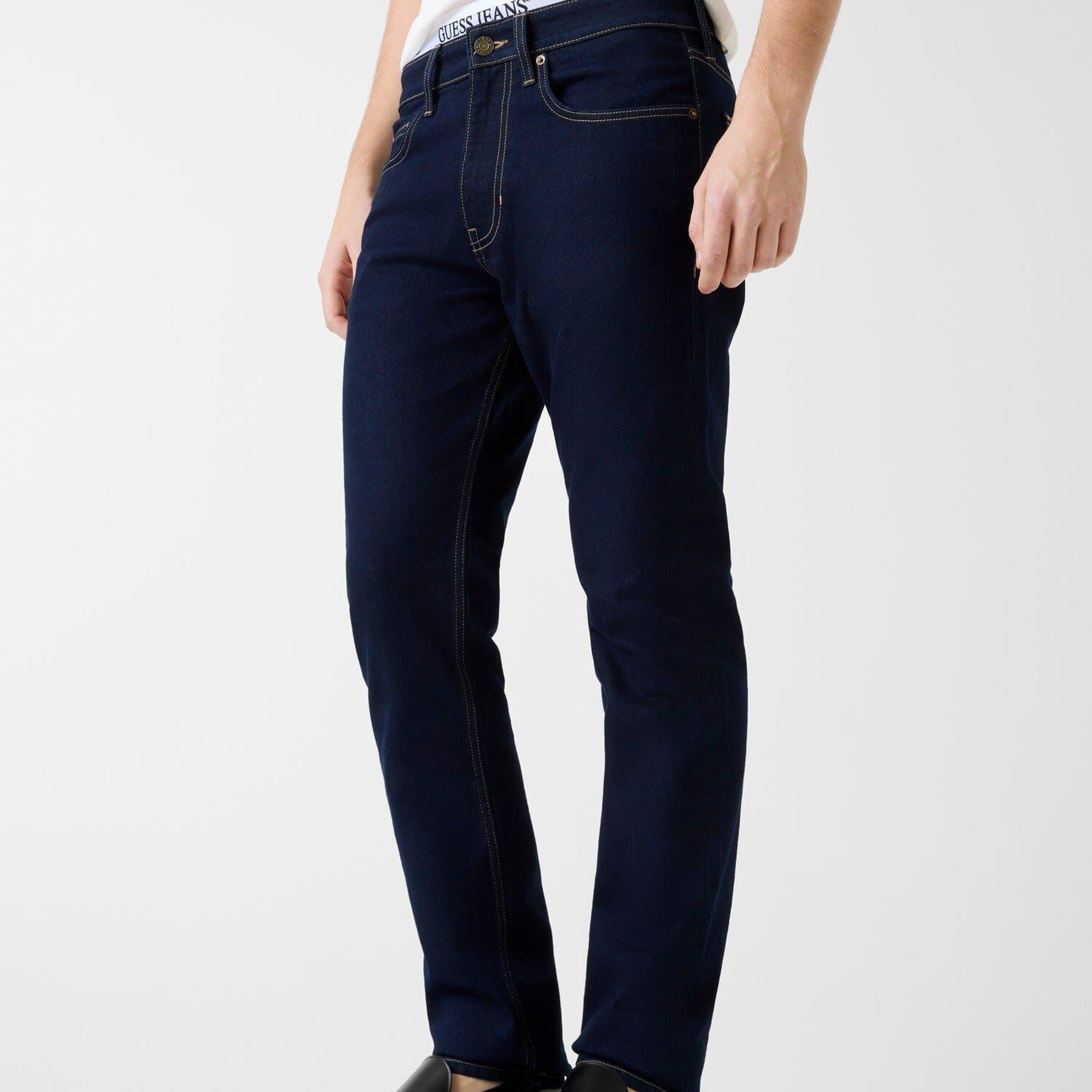 Guess Jeans Indigo Erkek Slim Fit Jean