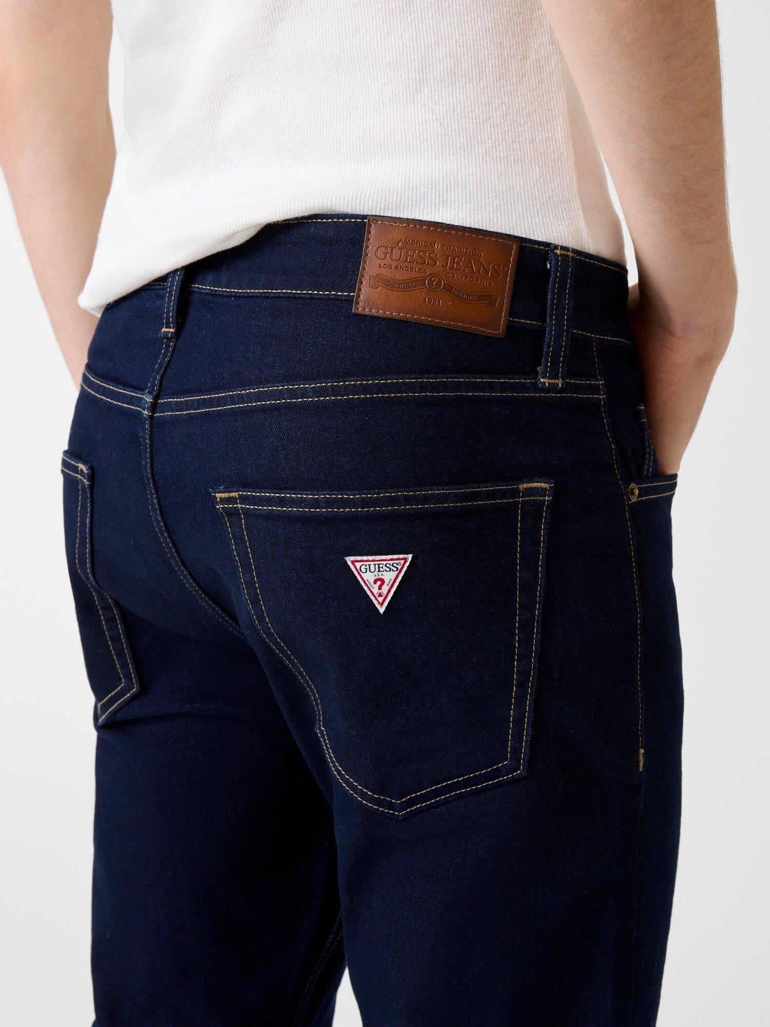 Guess Jeans Indigo Erkek Slim Fit Jean