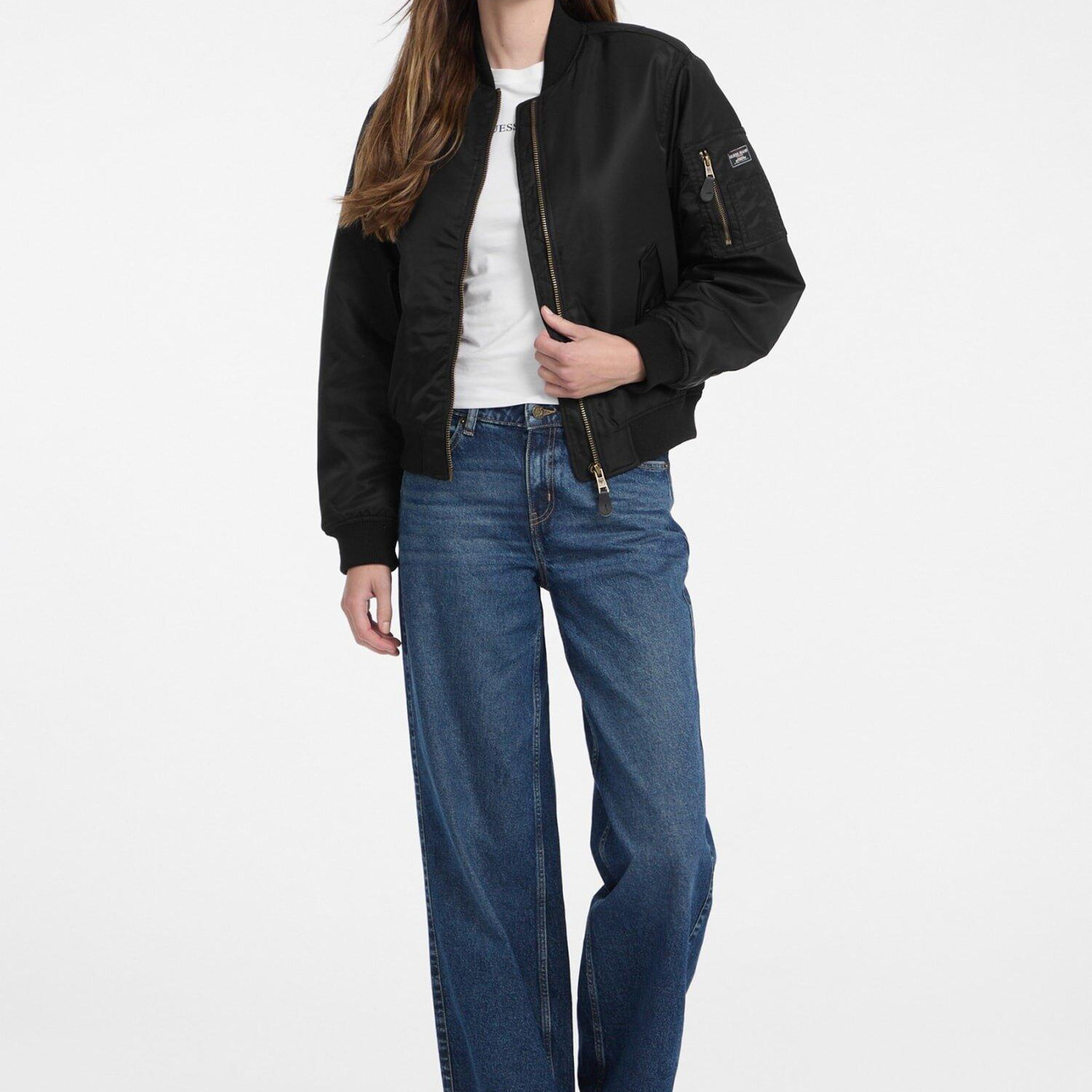 Guess Jeans Bomber Kadın Bomber Ceket