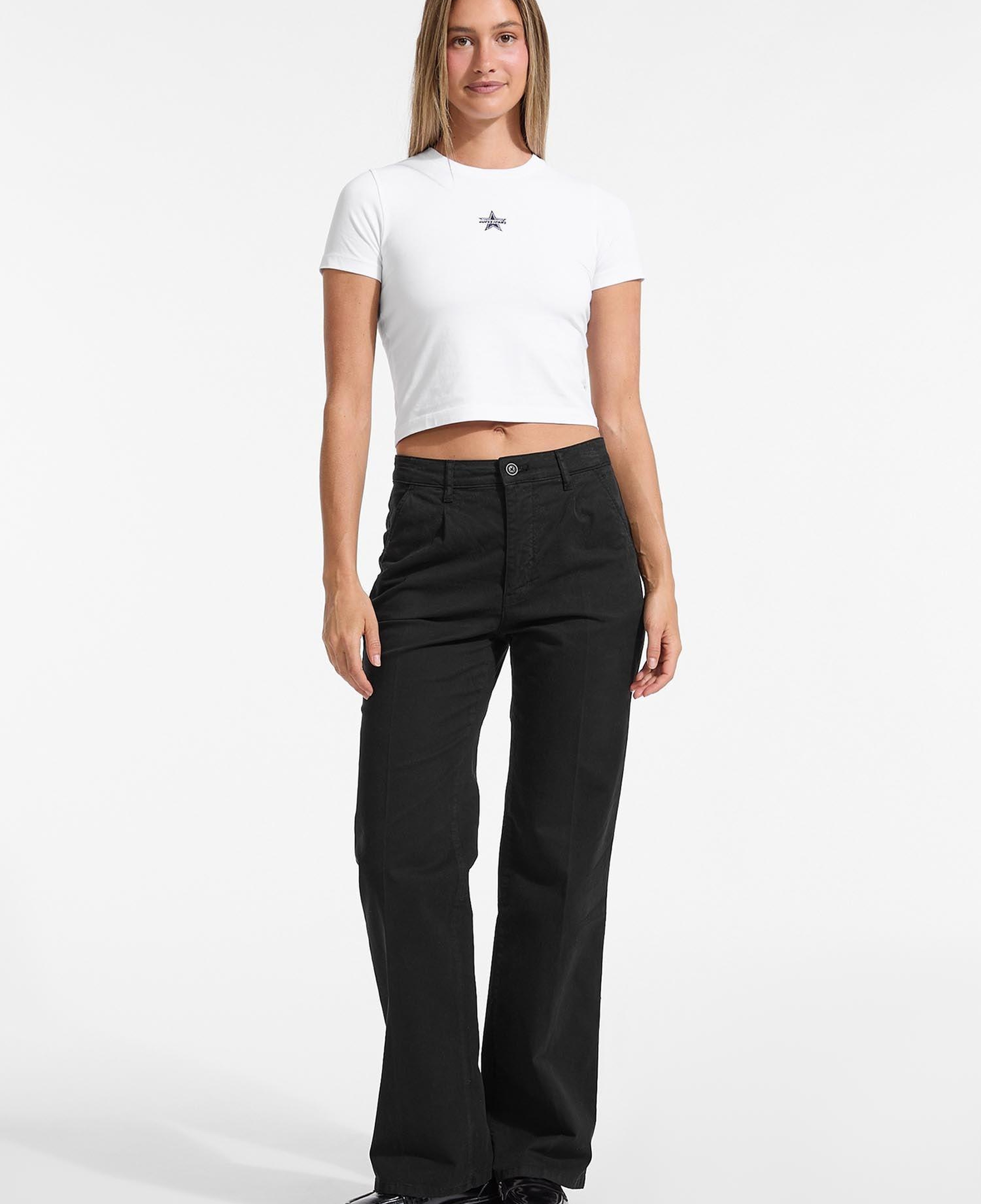 Guess Jeans Straight Kadın Regular Fit Pantolon