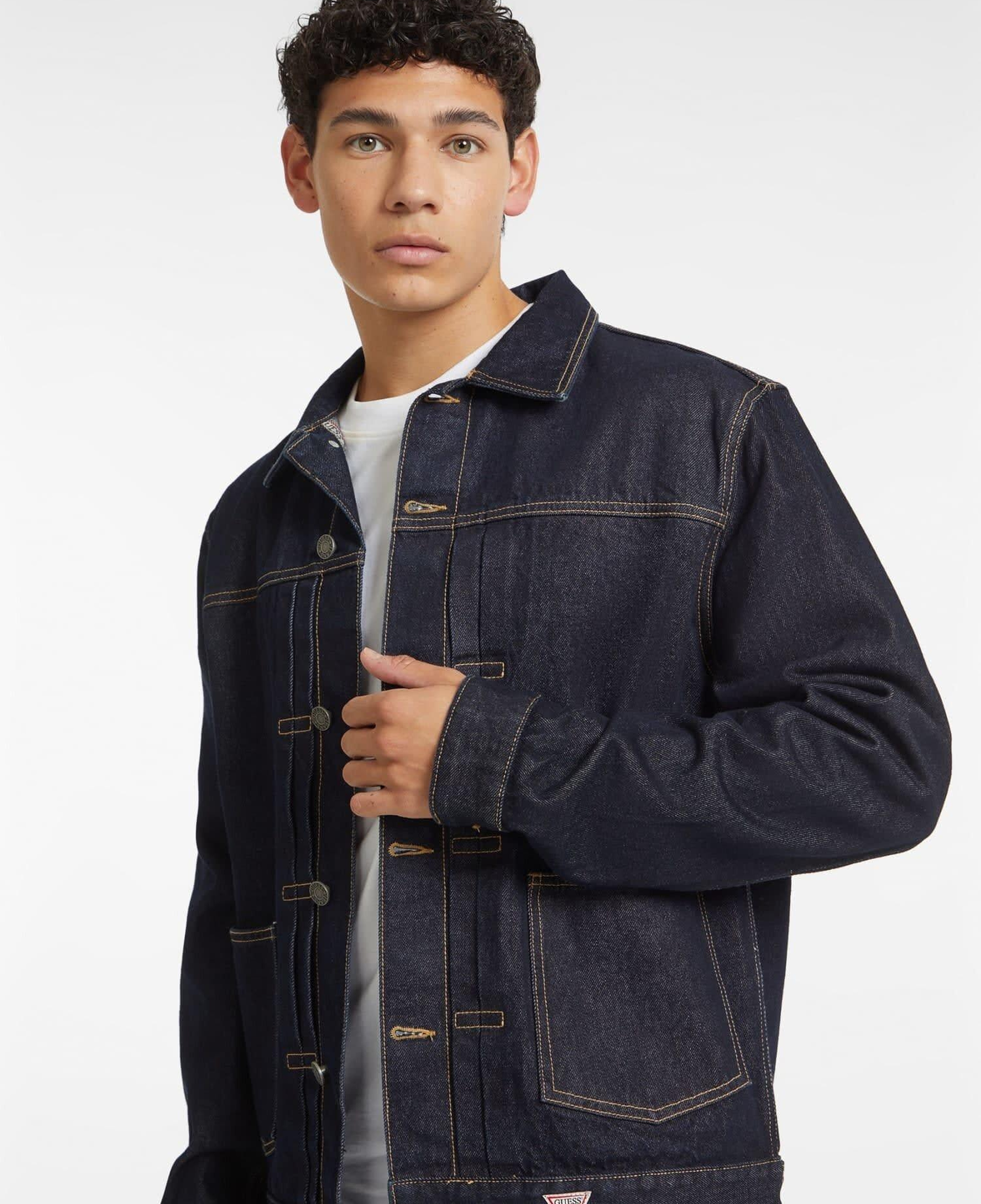 Guess Jeans Erkek Denim Ceket