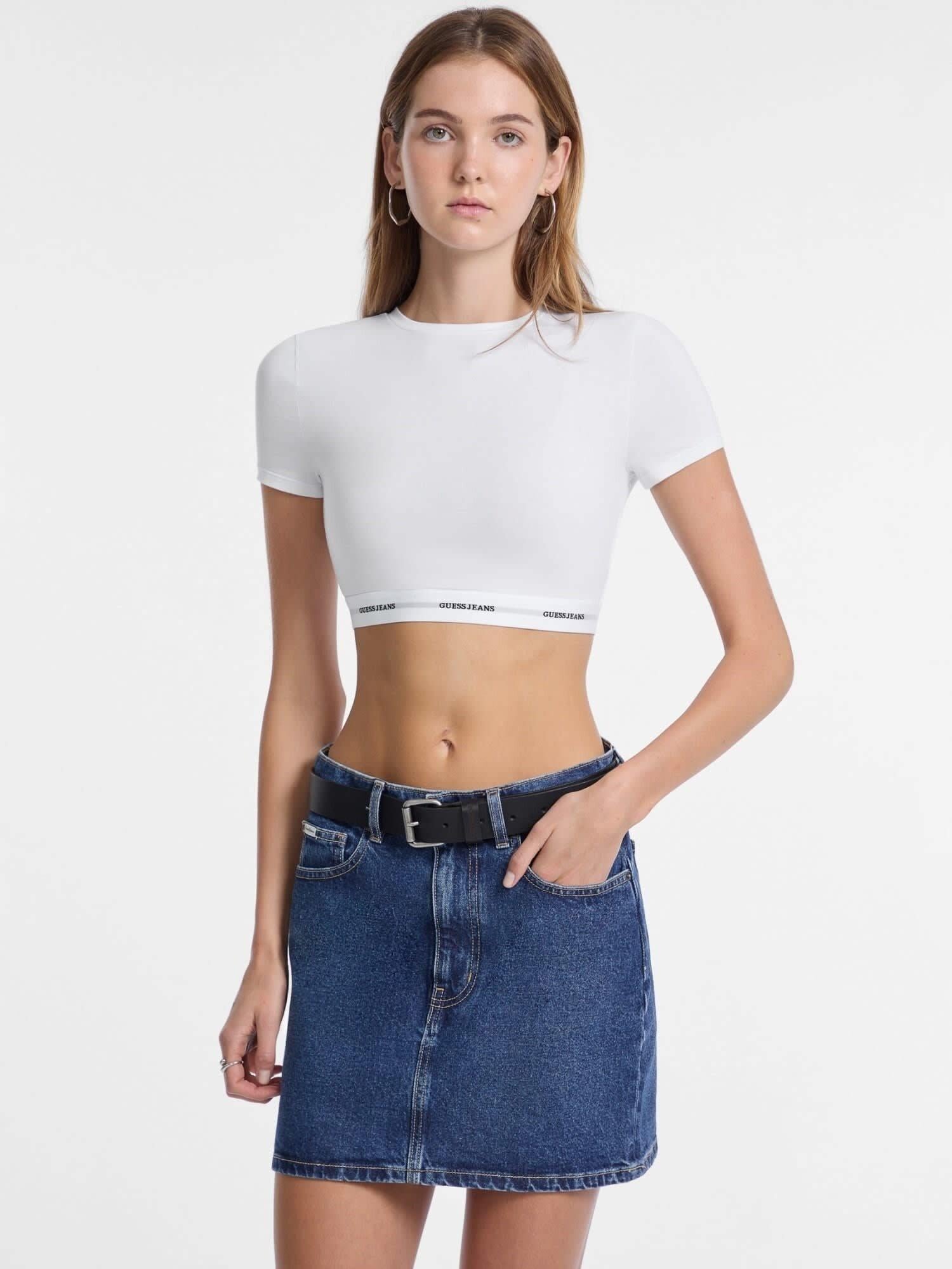 Guess Jeans Kadın Modal Karışımlı Bralet
