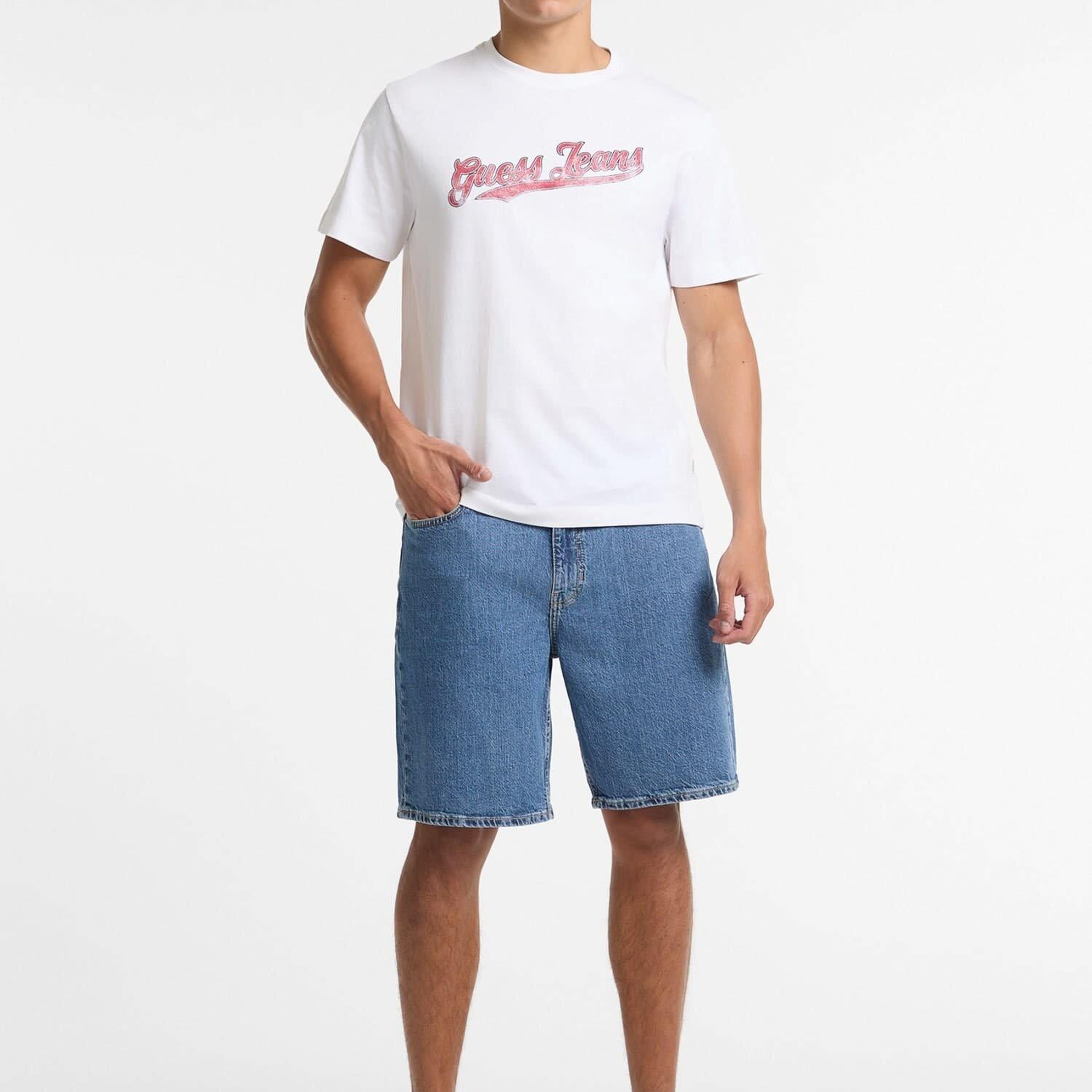 Guess Jeans Regular Fit Denim Şort